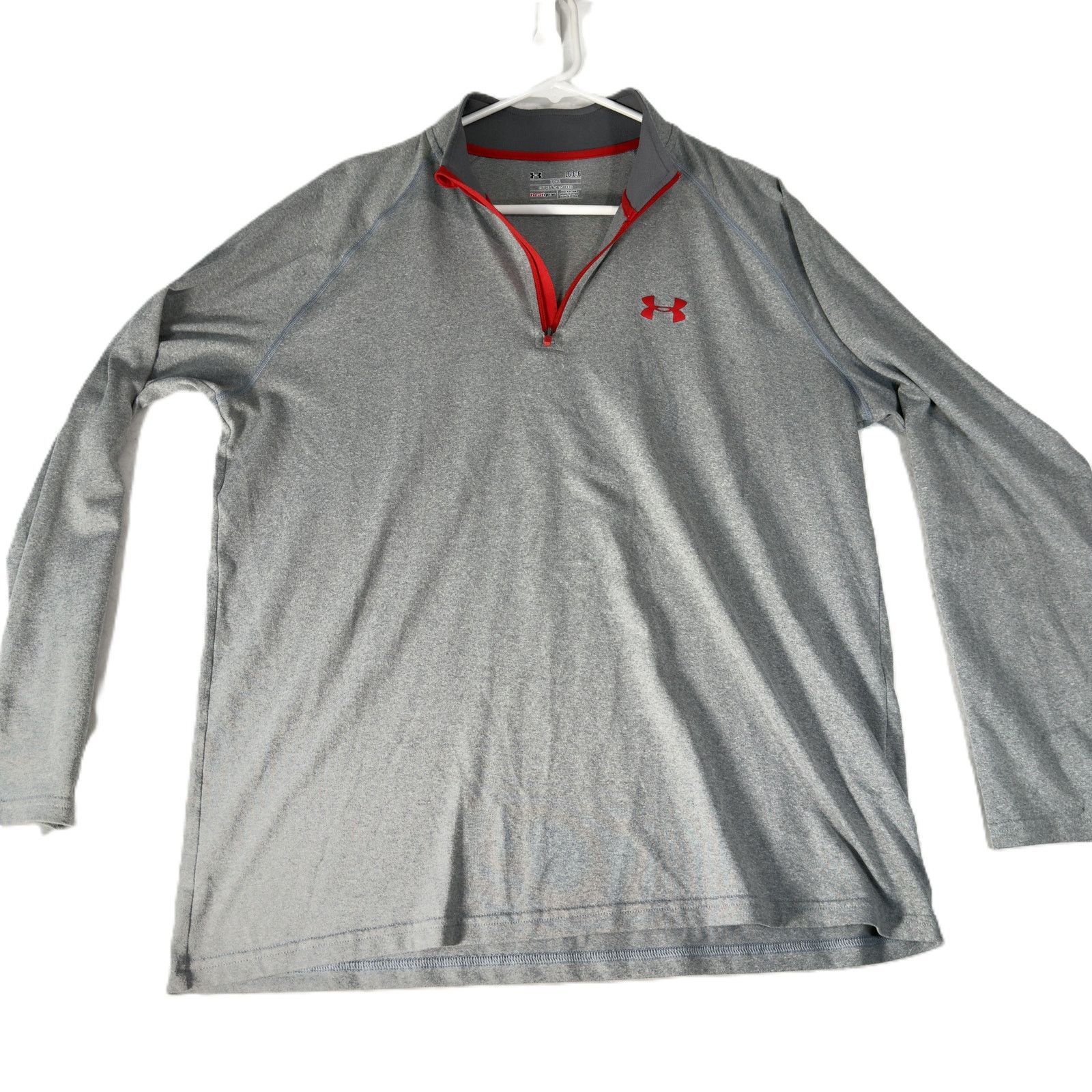 Under Armour Under Armour Heat Gear 1/4 Zip Shirt Grey Men L Loos Perform Size US L / EU 52-54 / 3 - 1 Thumbnail