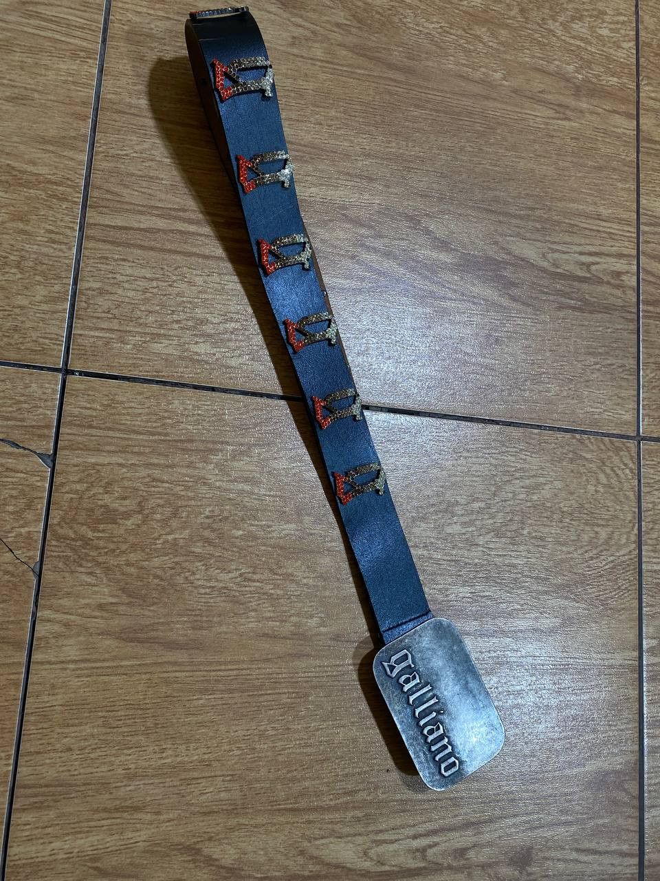 VINTAGE Big Logo John Galliano Y2K Belts