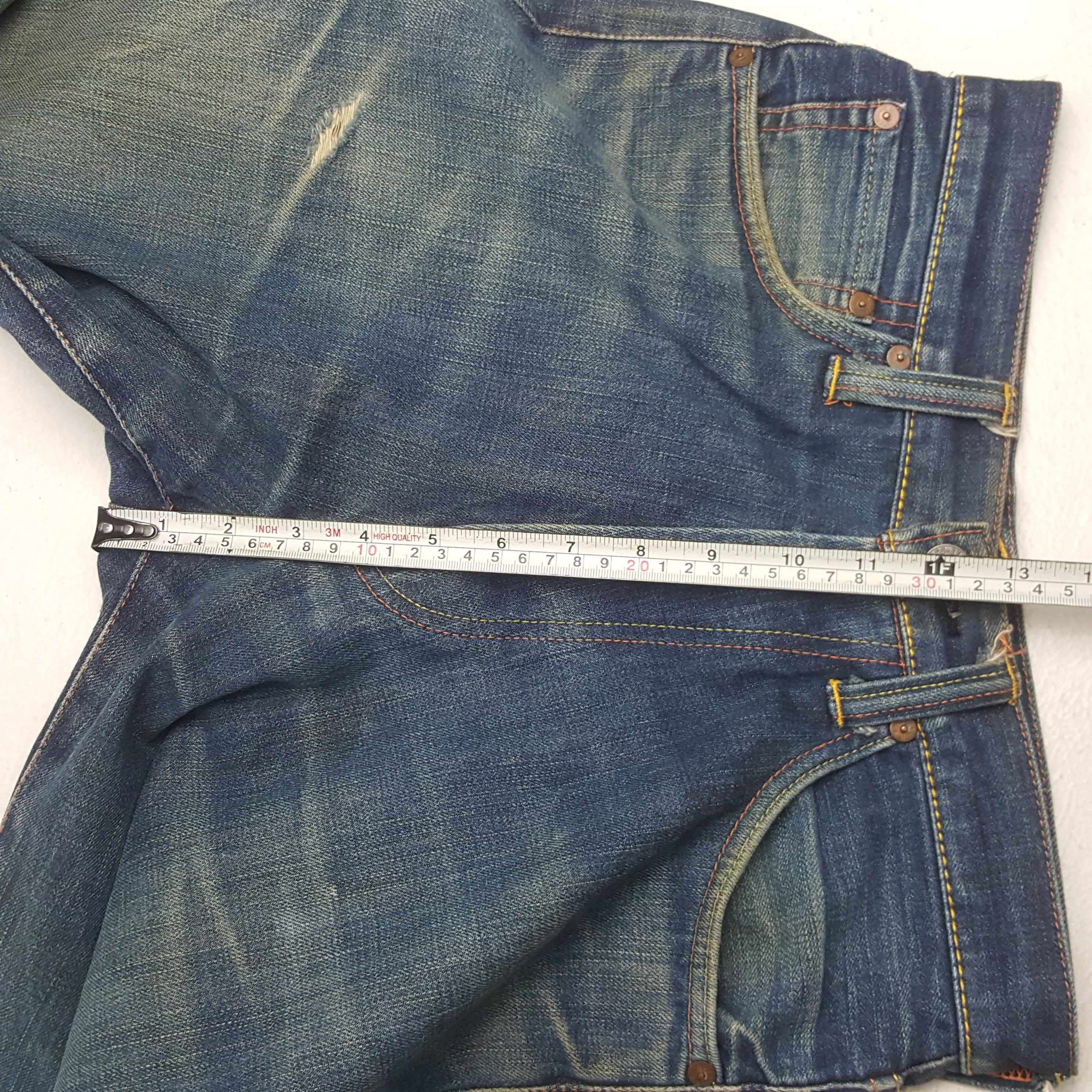 Evisu × Japanese Brand Vintage Evisu Japan Custom Daicock Art Denim Jeans Size US 28 / EU 44 - 8 Thumbnail