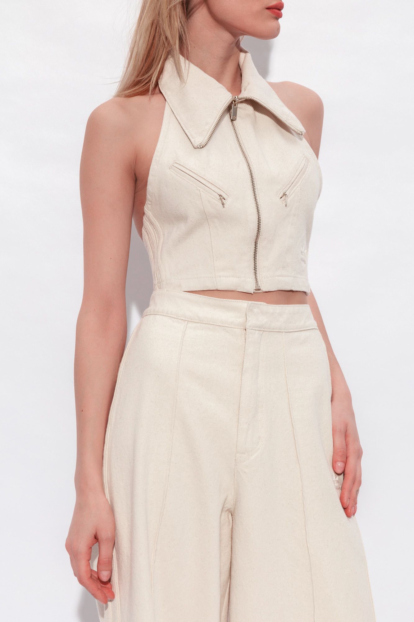 Adidas Adidas Fashion Montreal Vest, raw undyed denim, off white Size L / US 10 / IT 46 - 4 Thumbnail