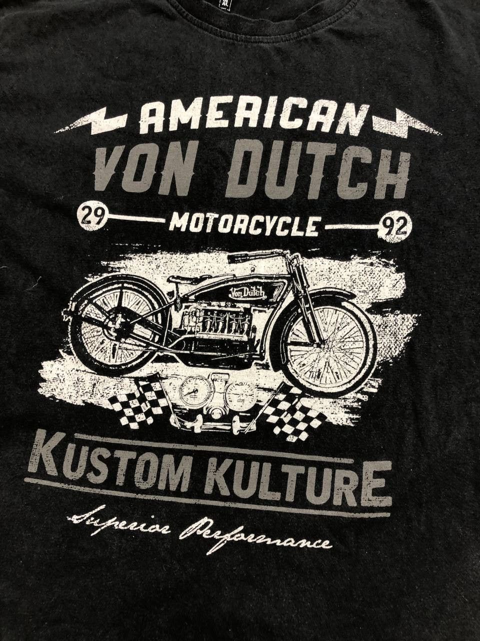Von Dutch Vintage Von Dutch Big Y2K Logo 100% Cotton T-Shirt Size XL Size US XL / EU 56 / 4 - 9 Thumbnail