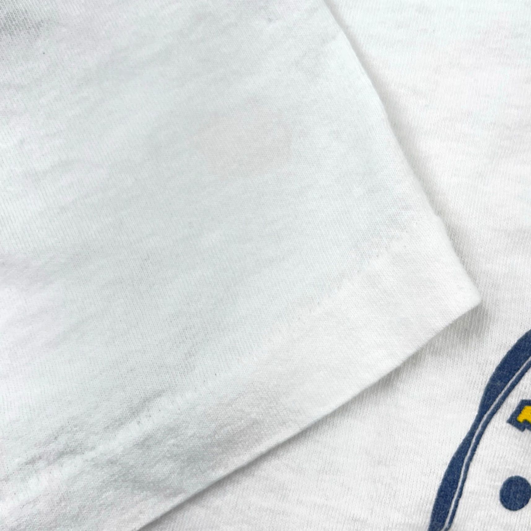 Fruit Of The Loom VINTAGE Fruit of the Loom Shirt Mens XL White 80s 90s Graphic Print Stains Single Stitch Sports Retro School TV Fish Myrtle Beach Mullets Tee Size US XL / EU 56 / 4 - 7 Thumbnail