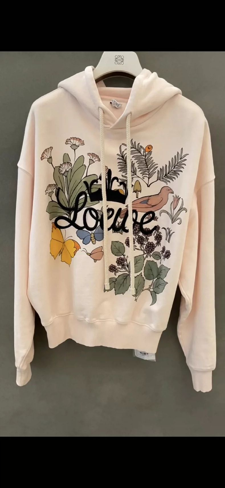 Loewe LOEWE Embroidered Pink Hoodie - dmc Size US S / EU 44-46 / 1 - 1 Thumbnail