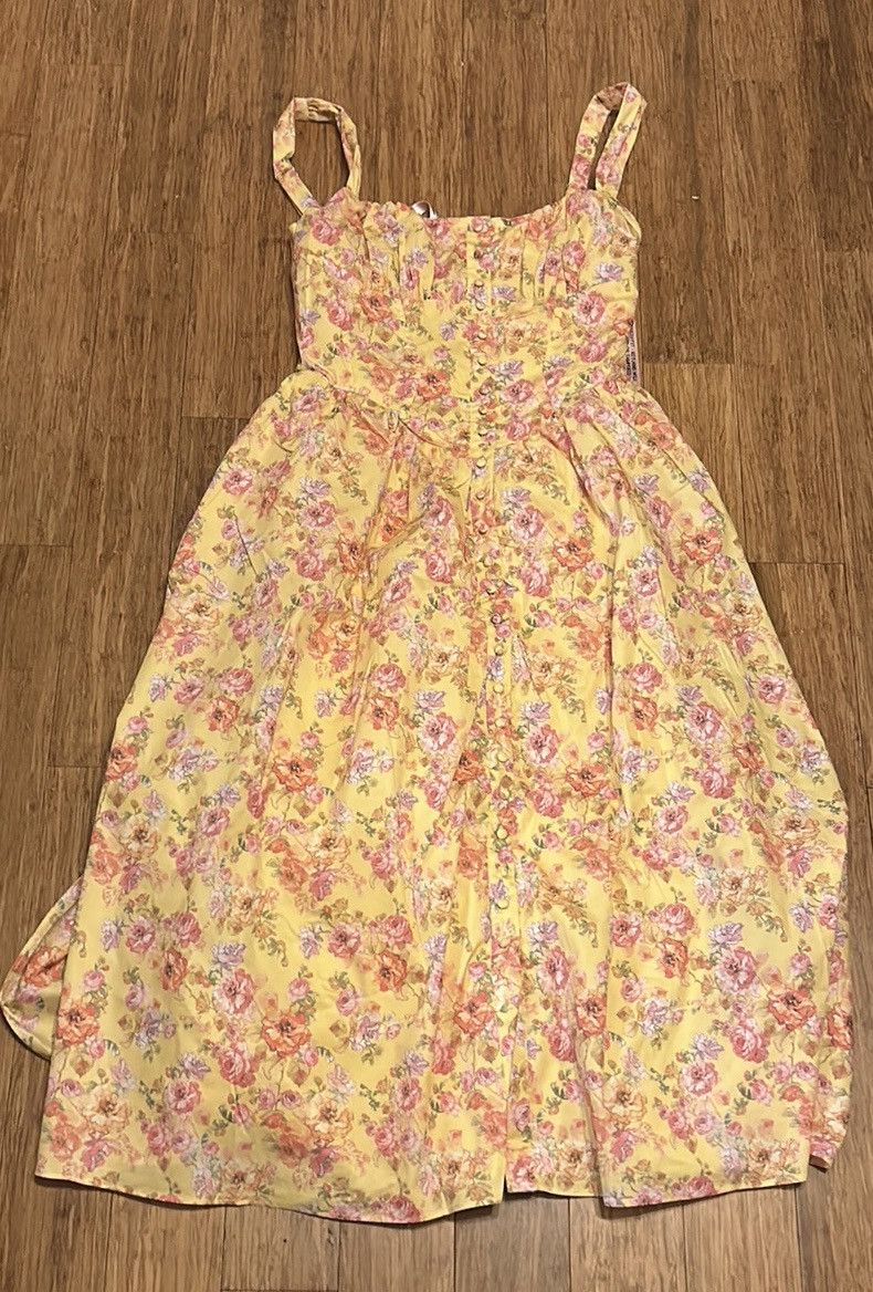 House of CB House of CB Tatiana Butter Print Midi Sundress Size M / US 6-8 / IT 42-44 - 4 Thumbnail