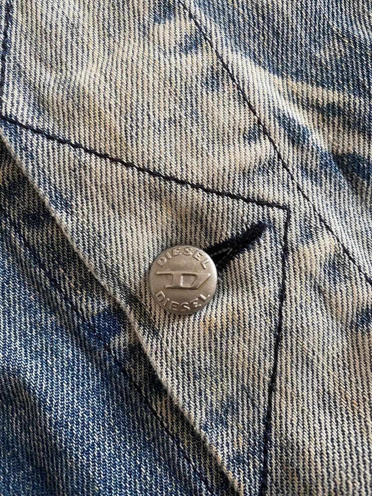 Diesel × Vintage Vintage Diesel denim jacket Size US L / EU 52-54 / 3 - 2 Thumbnail