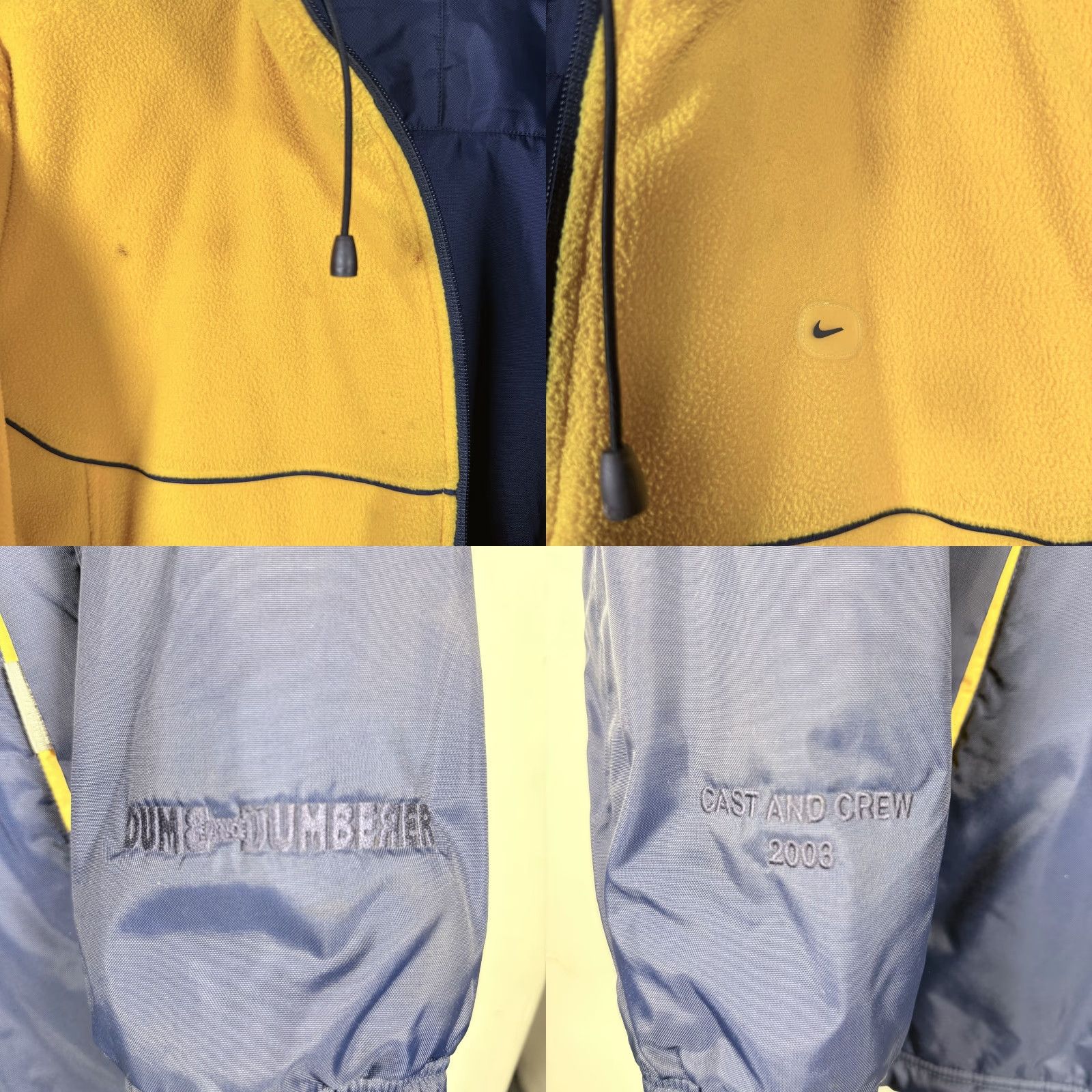 Nike Nike Jacket Men Reversible Fleece Blue Yellow Large Size US L / EU 52-54 / 3 - 8 Thumbnail