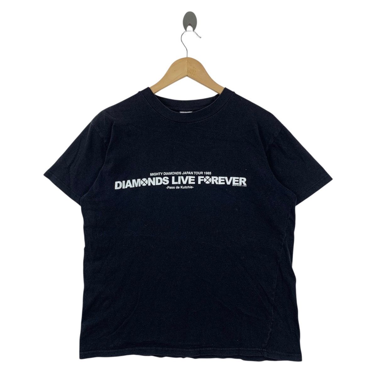 Vintage Vintage MIGHTY DIAMONDS Live Forever Japan Tour 1985 Tshirt Size US M / EU 48-50 / 2 - 1 Thumbnail