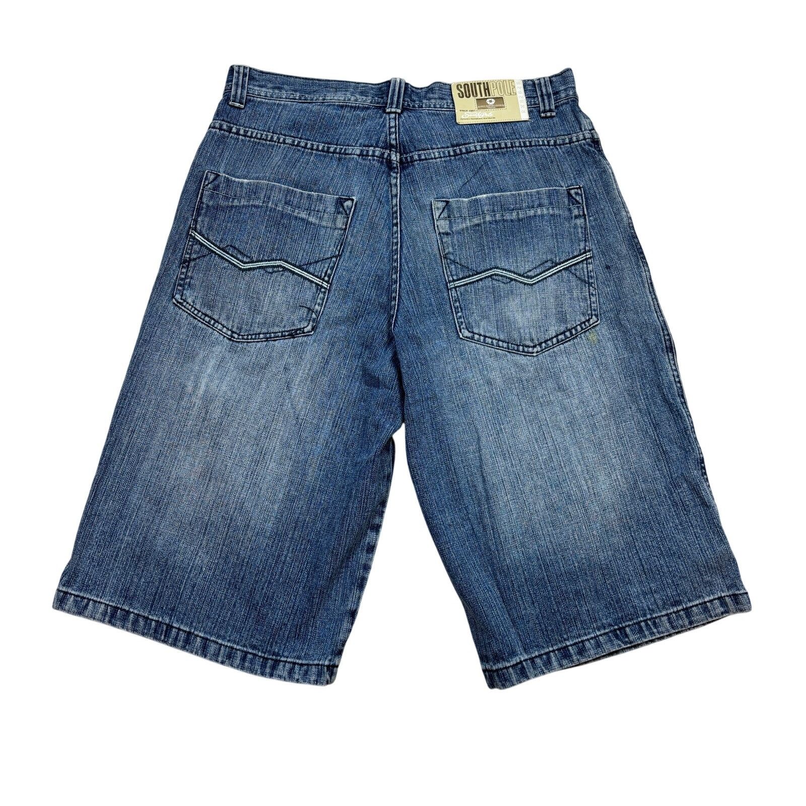 Southpole × Vintage Vintage Y2K Southpole Baggy 14.5" Jean Shorts Mens 36 Skater Size US 36 / EU 52 - 1 Thumbnail