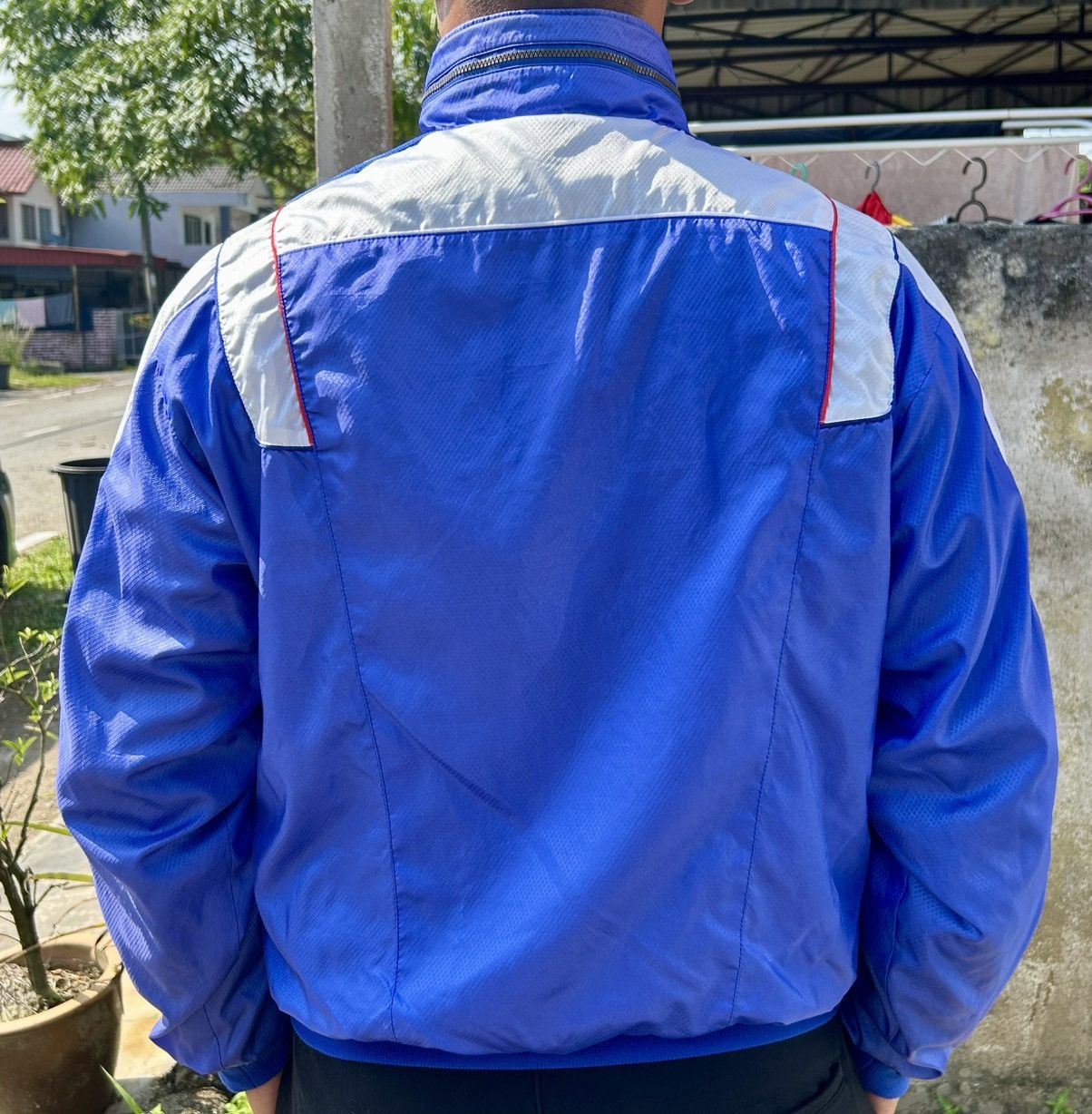 Vintage Vintage 90s Adidas Japan Descente Zipper Bomber Jacket Size US L / EU 52-54 / 3 - 18 Thumbnail