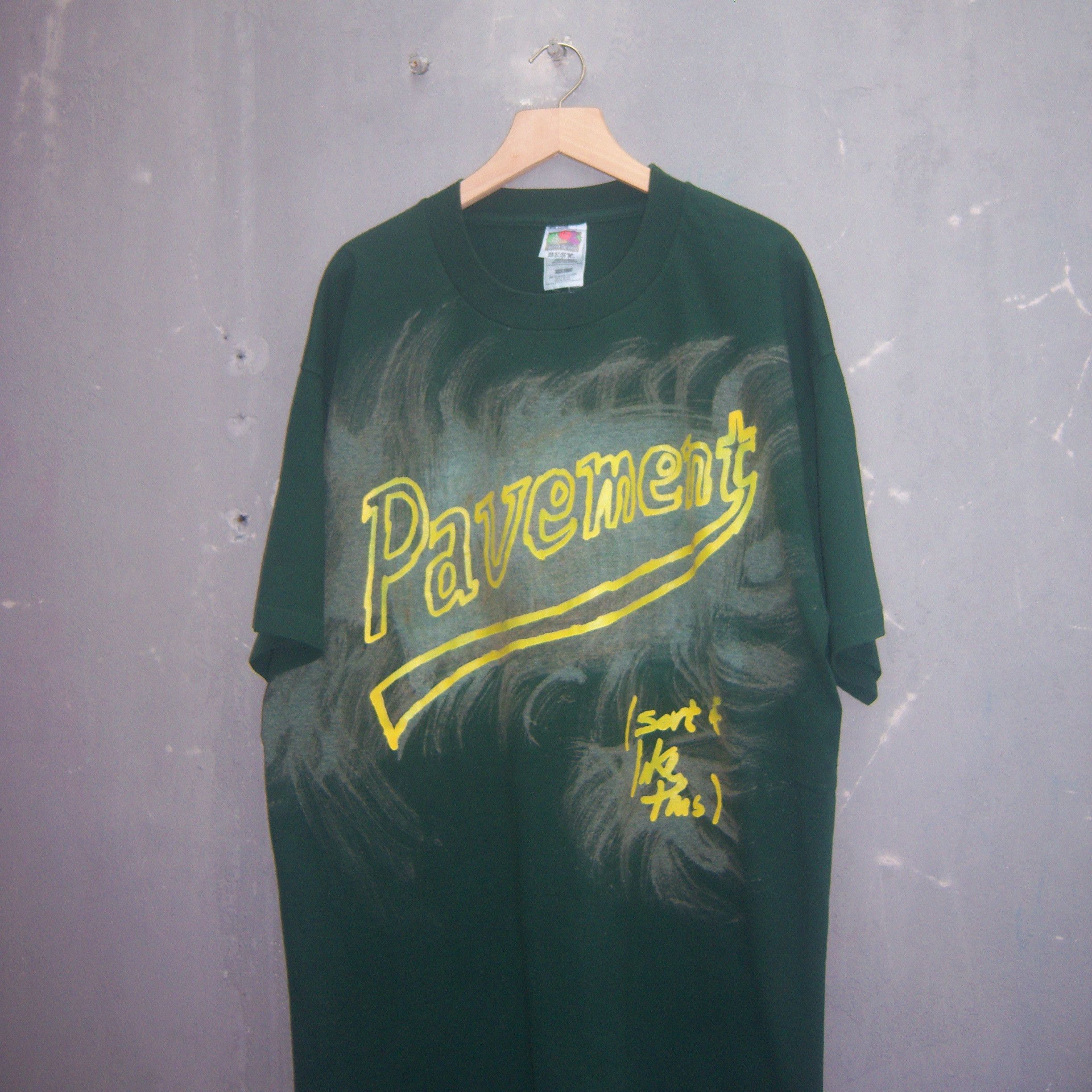 Band Tees × Vintage 90s Pavement Tour Dates T shirt Size US L / EU 52-54 / 3 - 4 Thumbnail