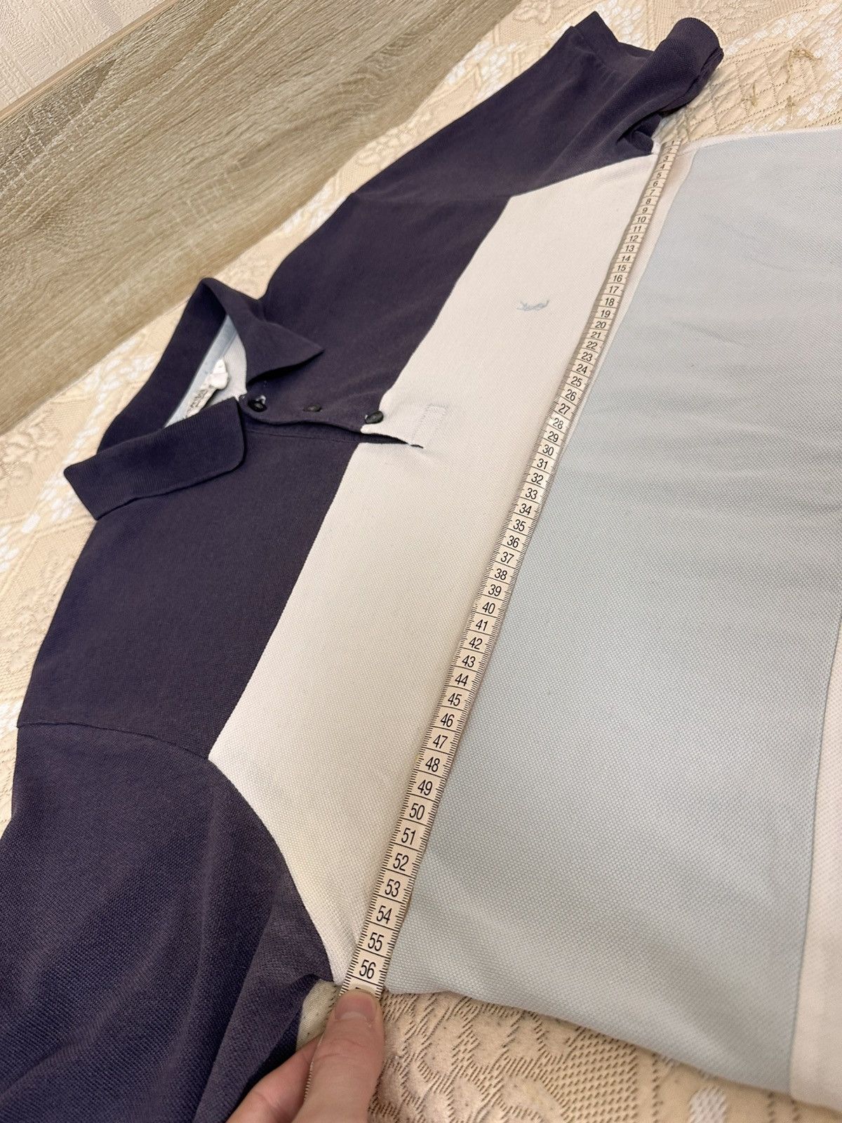 Yves Saint Laurent 🔥 Yves Saint Laurent Faded Logo YSL Polo T Shirt Vintage Y2K Size US L / EU 52-54 / 3 - 10 Thumbnail