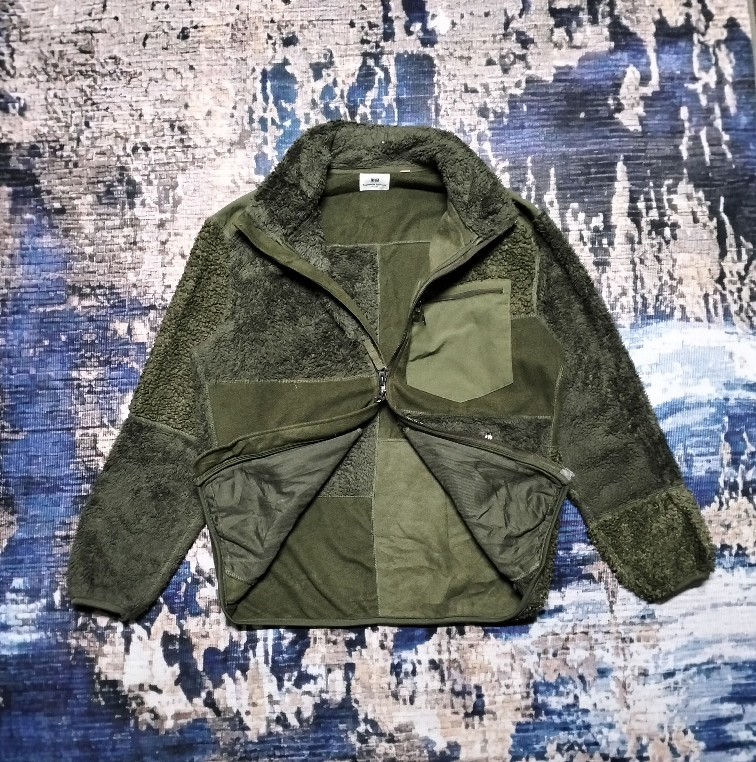 Engineered Garments × Uniqlo ENGINEERED GARMENTS x UNIQLO PATCHWORK SPLIT DEEP PILED JKT Size US S / EU 44-46 / 1 - 4 Thumbnail