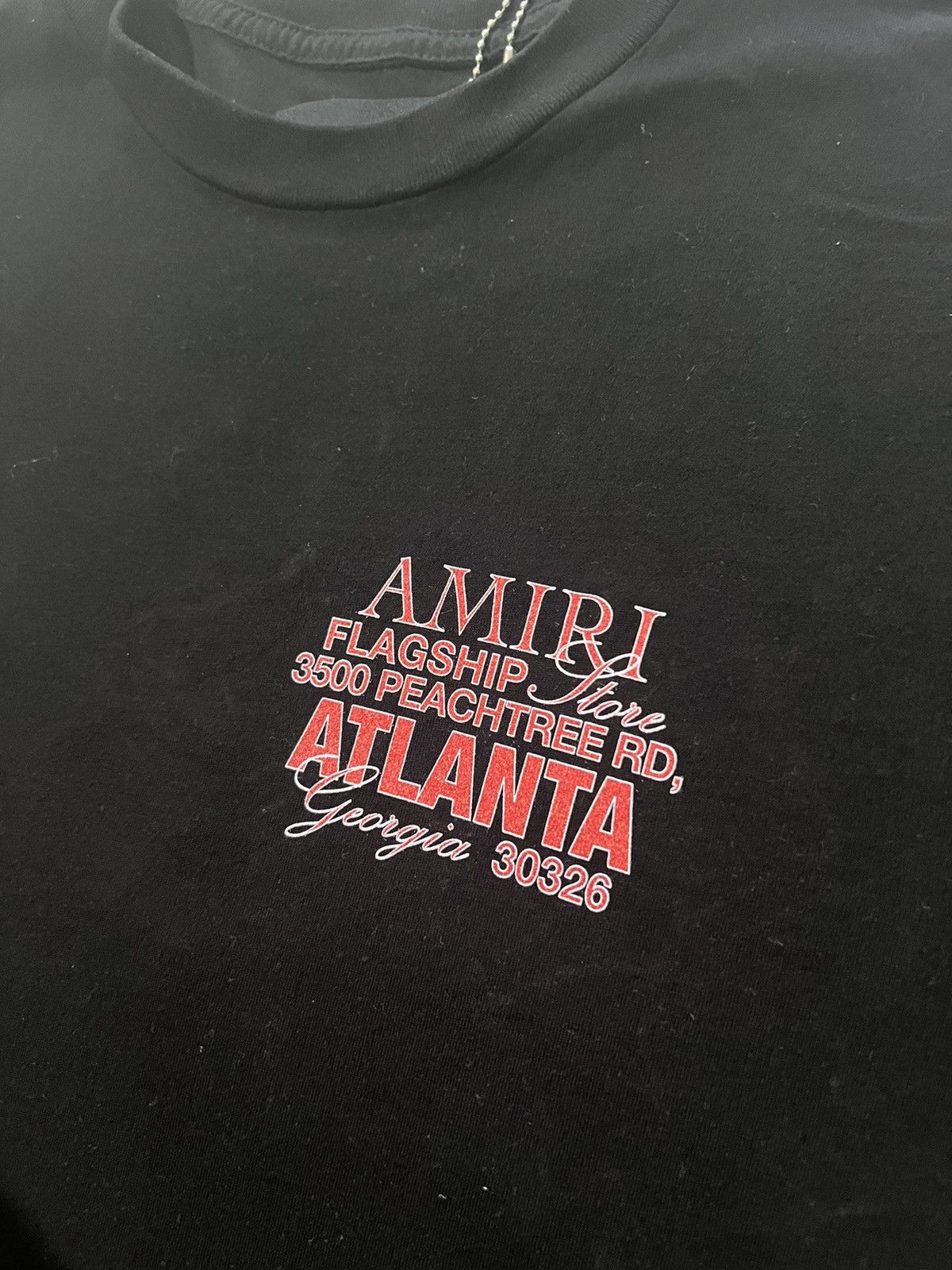 【AMIRI】Bones スタックド スウェットシャツ AMIRI Bones Stacked Logo-Print Cotton-Jersey T-Shirt for Men