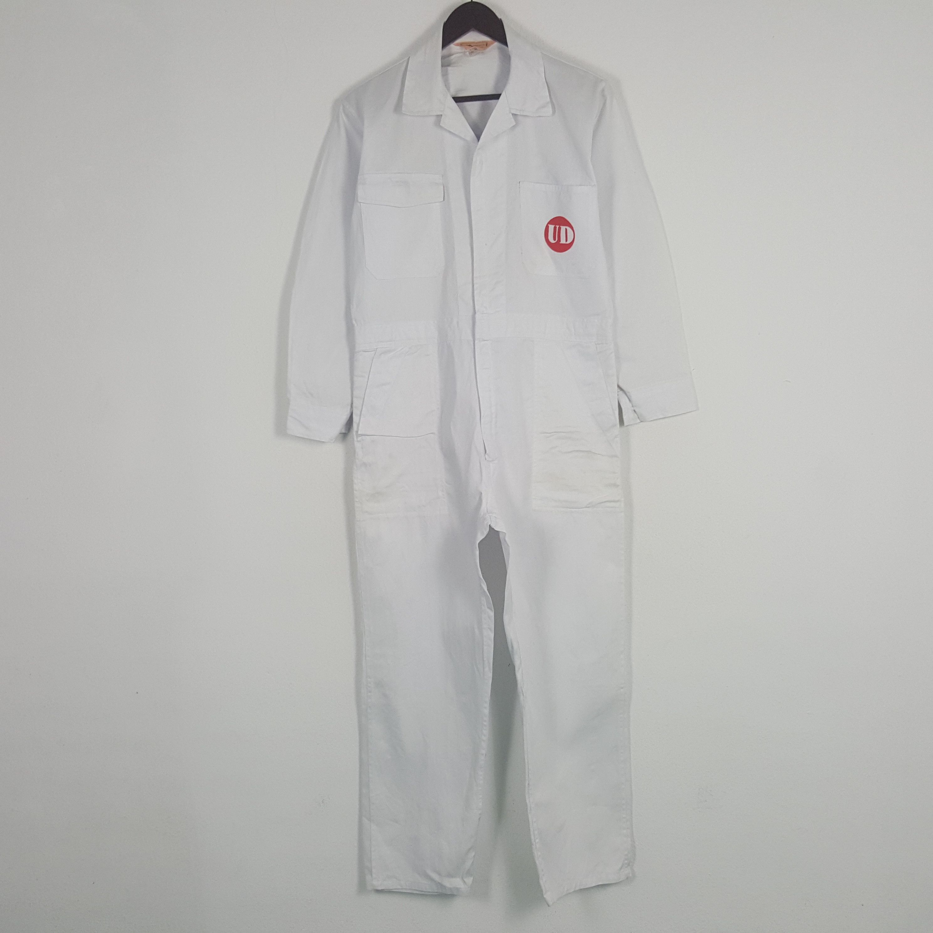 Japanese Brand × Sports Specialties × Vintage Vintage Nissan-Diesel Japan Worker Jumpsuit Coverall Jacket Size US M / EU 48-50 / 2 - 4 Thumbnail