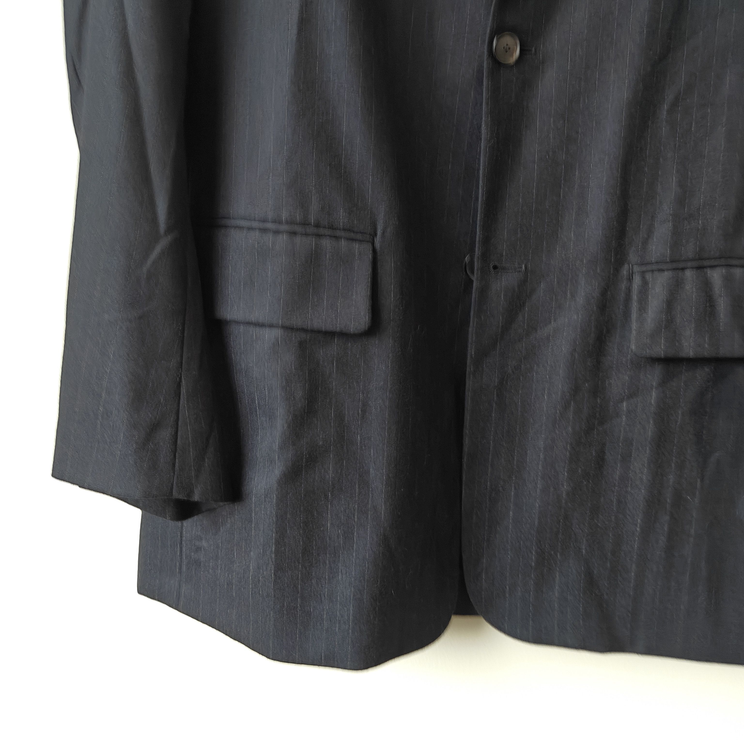 Auralee NWT Navy pinstripe silk wool blazer size 2 $1100 japan Size US M / EU 48-50 / 2 - 8 Thumbnail