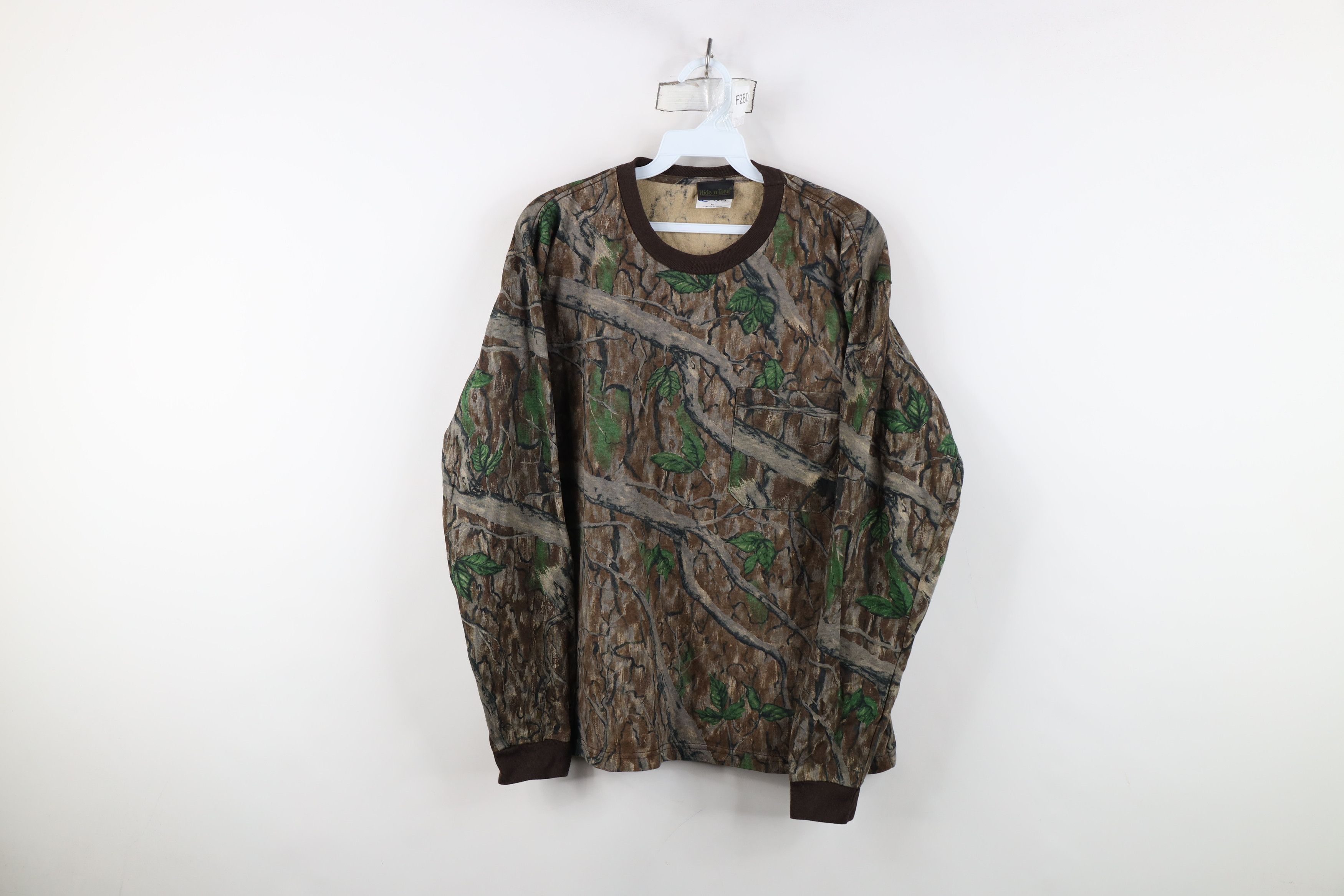 Vintage Vintage 90s Streetwear Long Sleeve T-Shirt Cotton USA Size US M / EU 48-50 / 2 - 1 Thumbnail