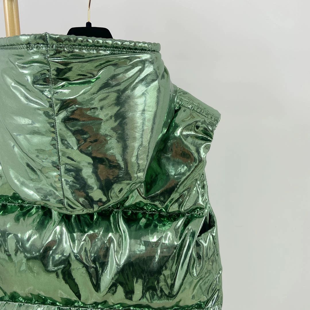 Moncler Moncler Green Shiny Down Vest 1 Size S / US 4 / IT 40 - 5 Thumbnail