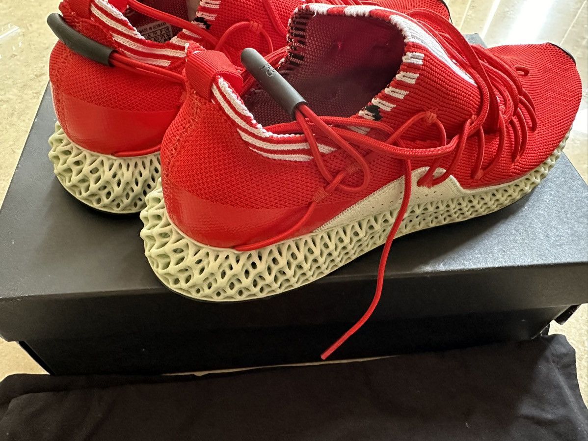 Adidas × Yohji Yamamoto Runner 4D Red Size US 9.5 / EU 42-43 - 3 Thumbnail