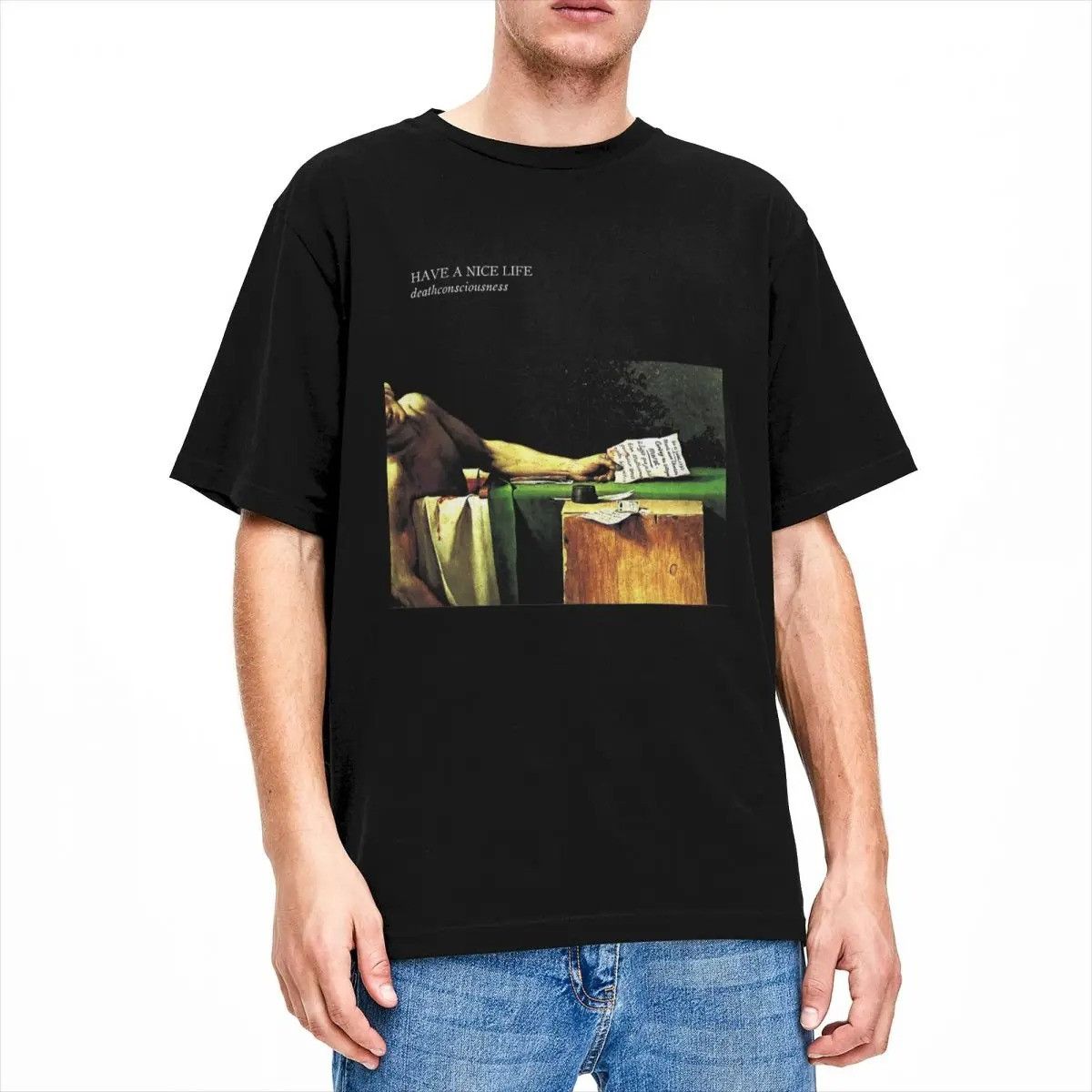 Vintage Have A Nice Life Graphic T-Shirt Size US XL / EU 56 / 4 - 2 Thumbnail