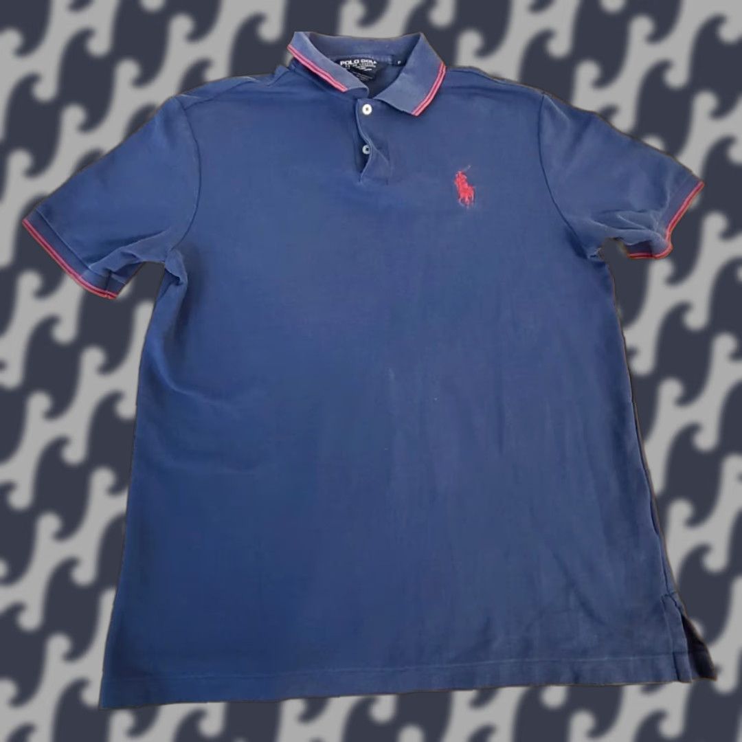 Polo Ralph Lauren VINTAGE Polo Ralph Lauren Golf Shirt Large Blue BIG PONY Mens Polo Shirt Short Sleeve Cotton 100% Regular Size Large Golf Size US L / EU 52-54 / 3 - 1 Thumbnail