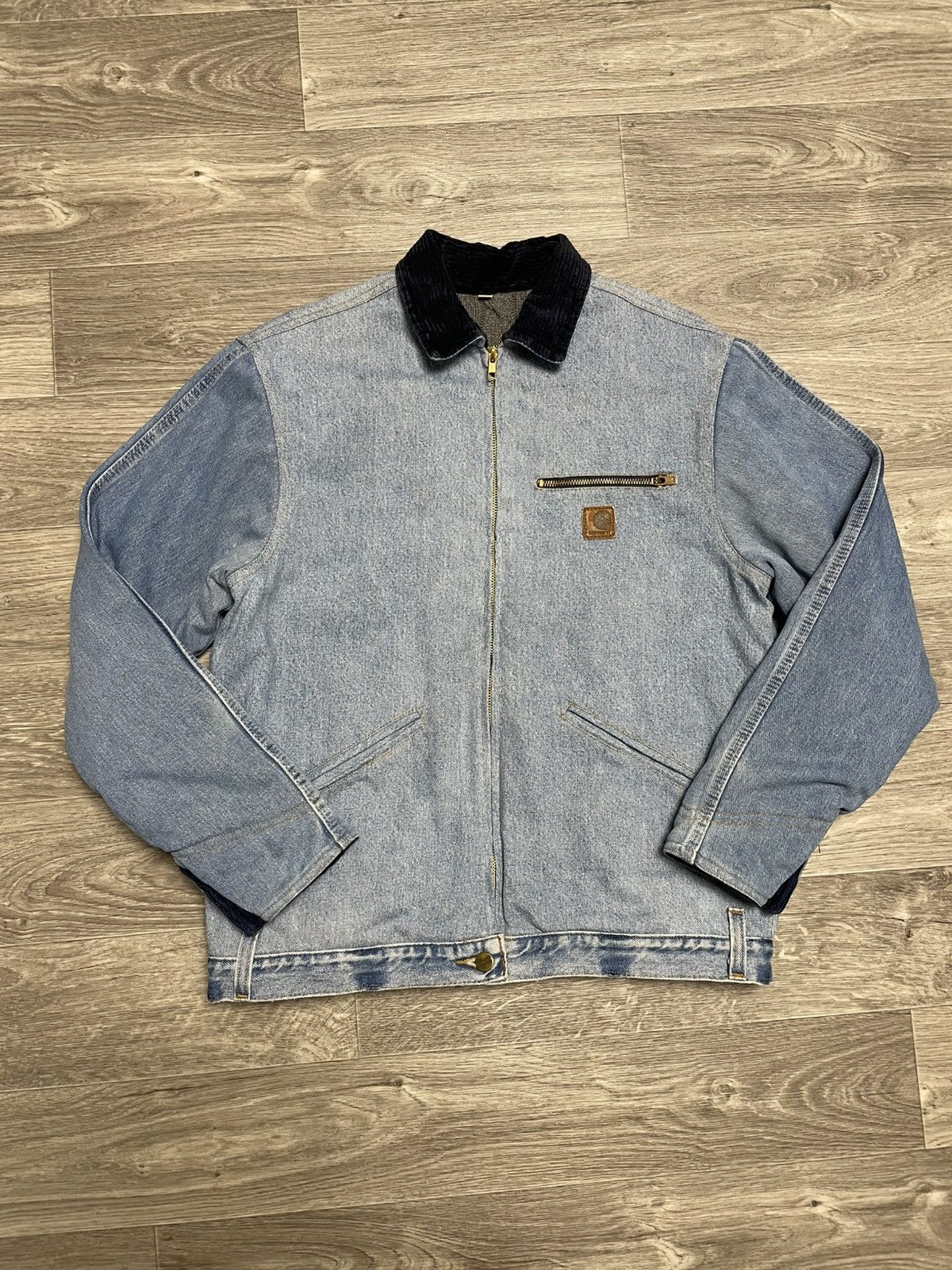 Carhartt Bespoke Carhartt J97 Detroit Jacket w/ RL Cable Knit Lining Size US S / EU 44-46 / 1 - 2 Thumbnail