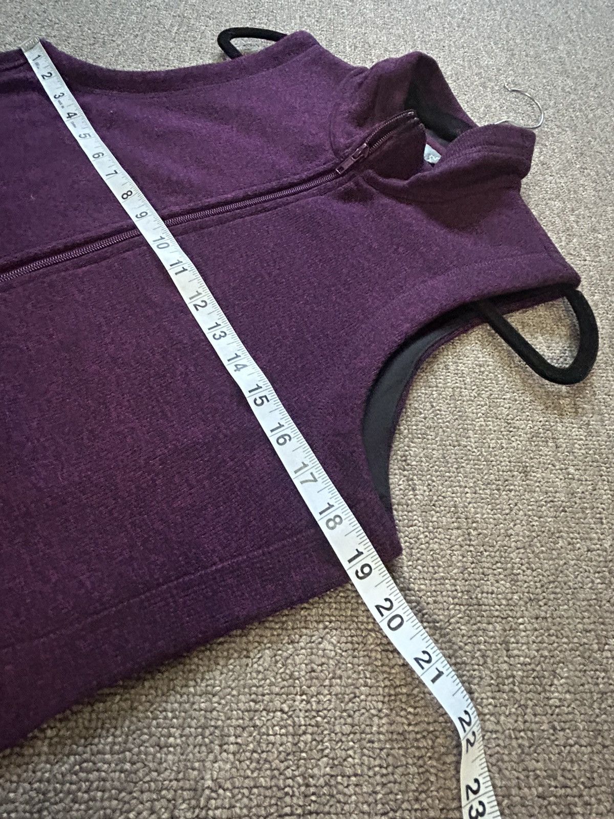 Sears Sears, Size 8, Purple Vest, Full Front Zipper With Pockets Size S / US 4 / IT 40 - 8 Thumbnail