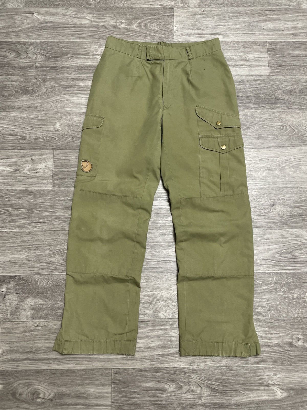 Fjallraven Vintage Fjallraven Khaki Cargo Pants Outdoor 90s Size US 29 - 1 Thumbnail