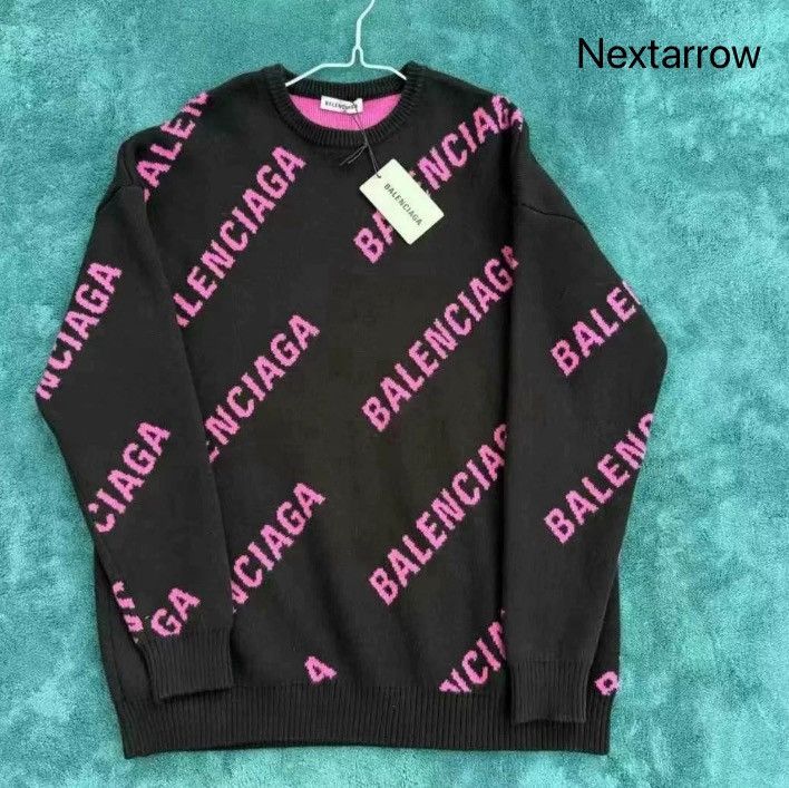 Balenciaga Balenciaga Black Pink Bullet Curtain Sweater2412-Nextarrow Size US S / EU 44-46 / 1 - 1 Thumbnail
