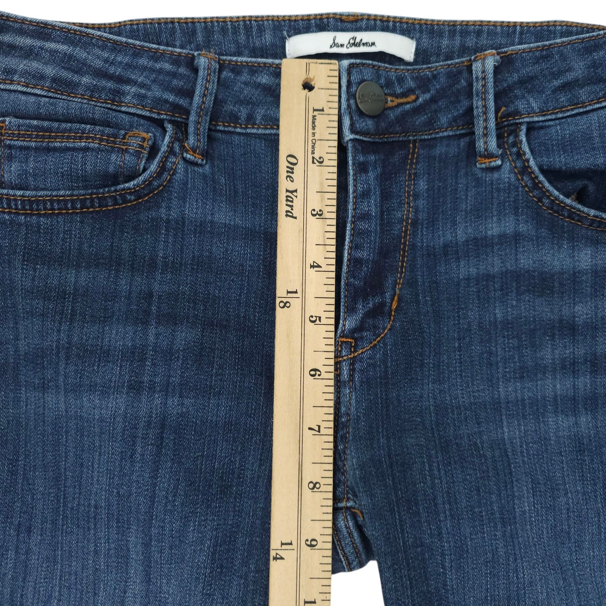 Sam Edelman Sam Edelman The Kitten Skinny Ankle Jeans Womens 27 Mid Rise Size 27" / US 4 / IT 40 - 4 Thumbnail