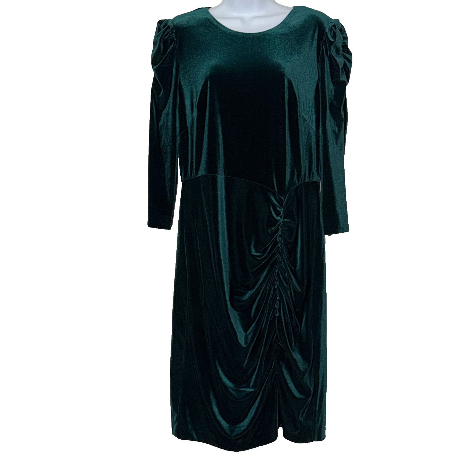 Vince Camuto Vince Camuto Womens Dress Size 14 Green Cocktail Velvet Size XL / US 12-14 / IT 48-50 - 1 Thumbnail