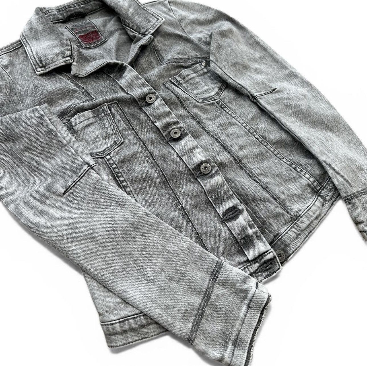 Marithe + Francois Girbaud 90s MFG Denim Jacket Size S / US 4 / IT 40 - 3 Thumbnail