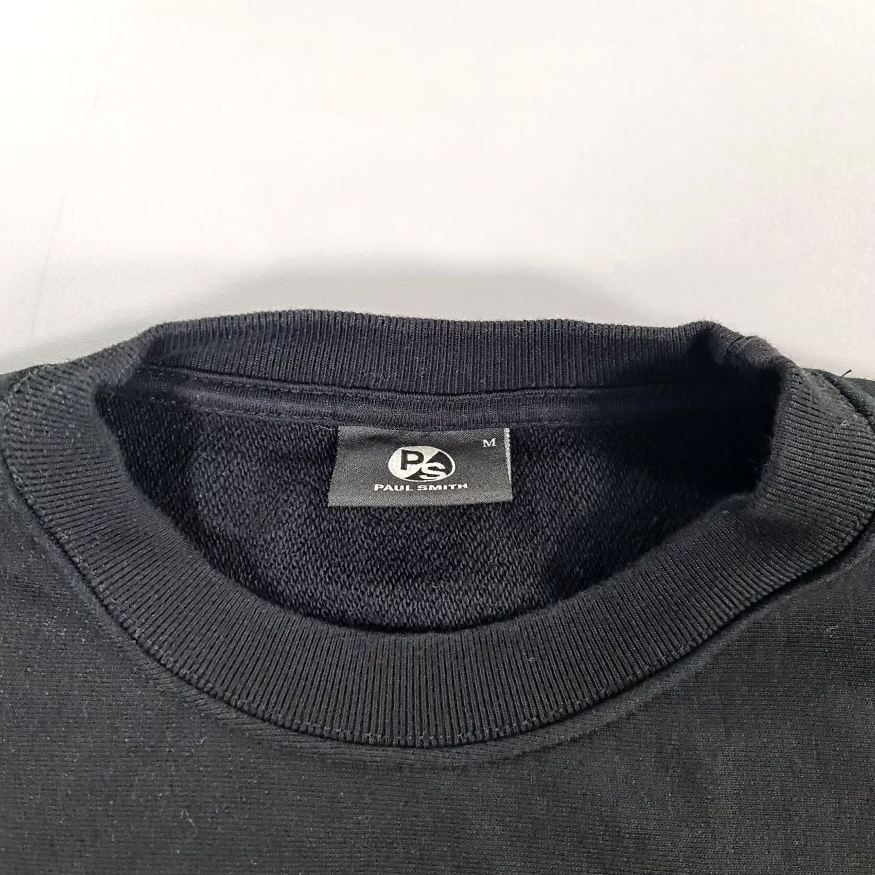 Paul Smith Paul Smith Mens Sweatshirt Black Medium Zebra Logo Fleece Cotton Crew Sweater Size US M / EU 48-50 / 2 - 3 Thumbnail