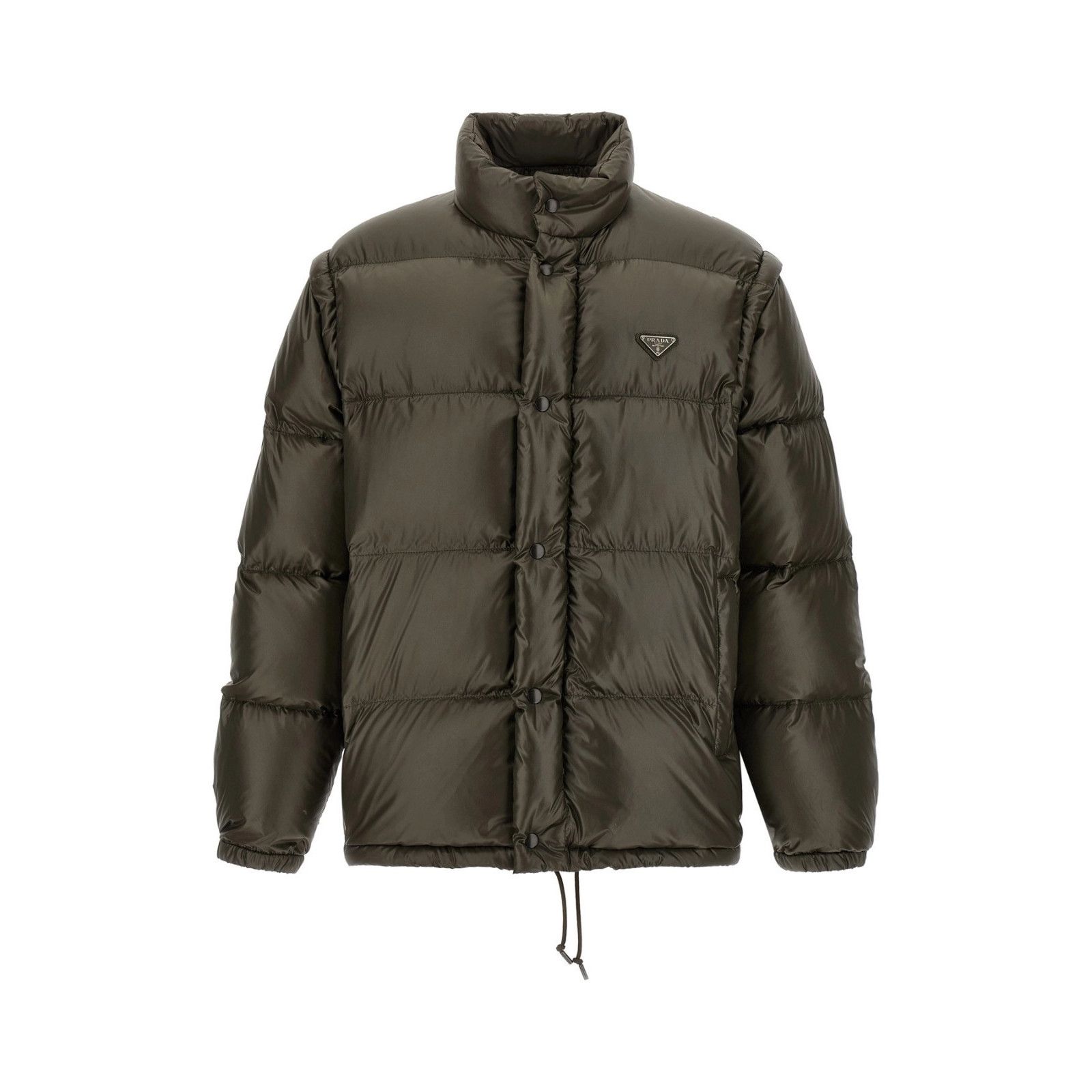 Prada PRADA Gray Re-Nylon Down Jacket New & Authentic (Men's Size: Size US L / EU 52-54 / 3 - 1 Thumbnail