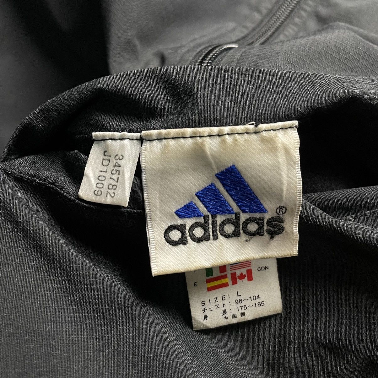 Adidas × Vintage VINTAGE 90s ADIDAS NYLON / FLEECE REVERSIBLE JACKET Size US L / EU 52-54 / 3 - 8 Thumbnail