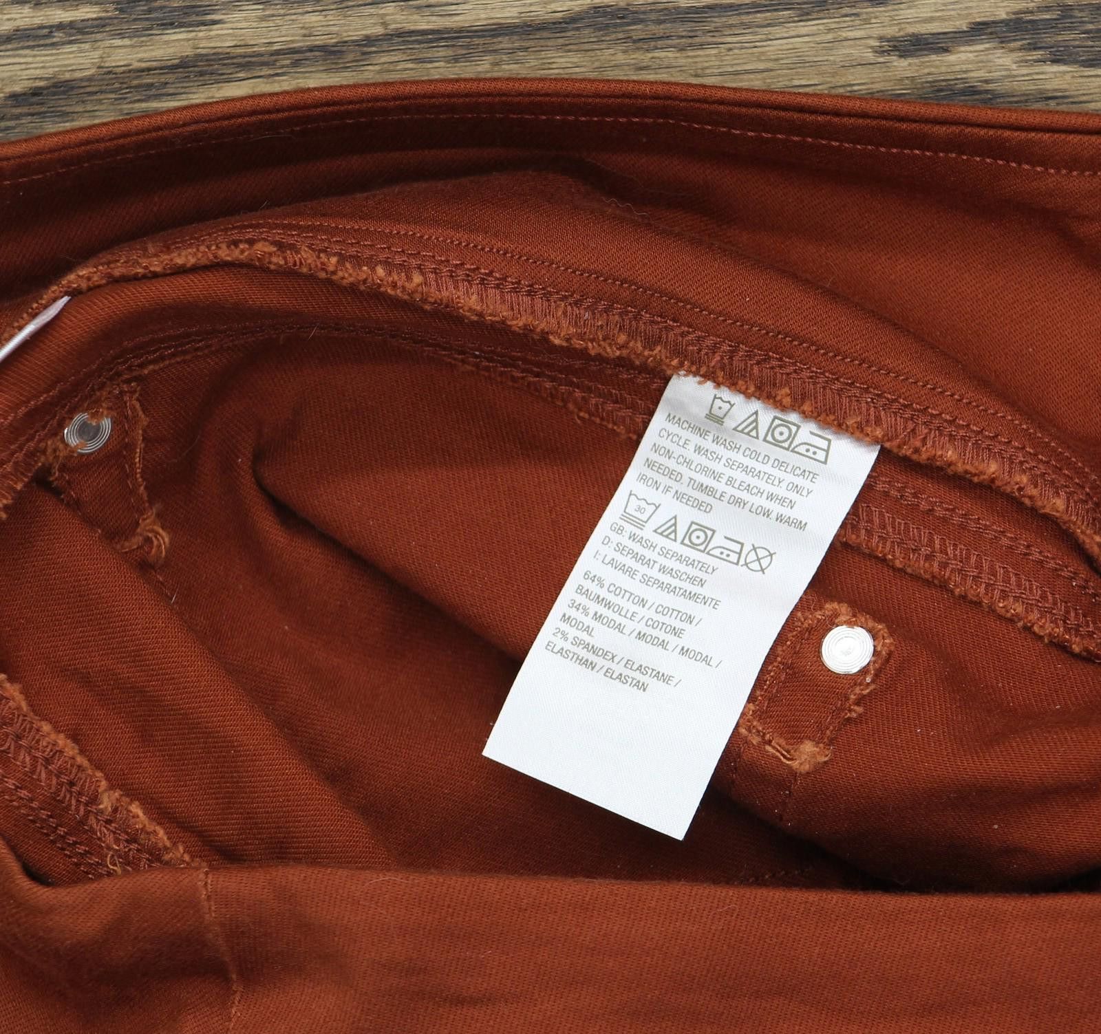 Other Belle By Kim Gravel Baby Jeans Burnt Henna Orange Brown 12p Size 34" / US 12 / IT 48 - 4 Thumbnail