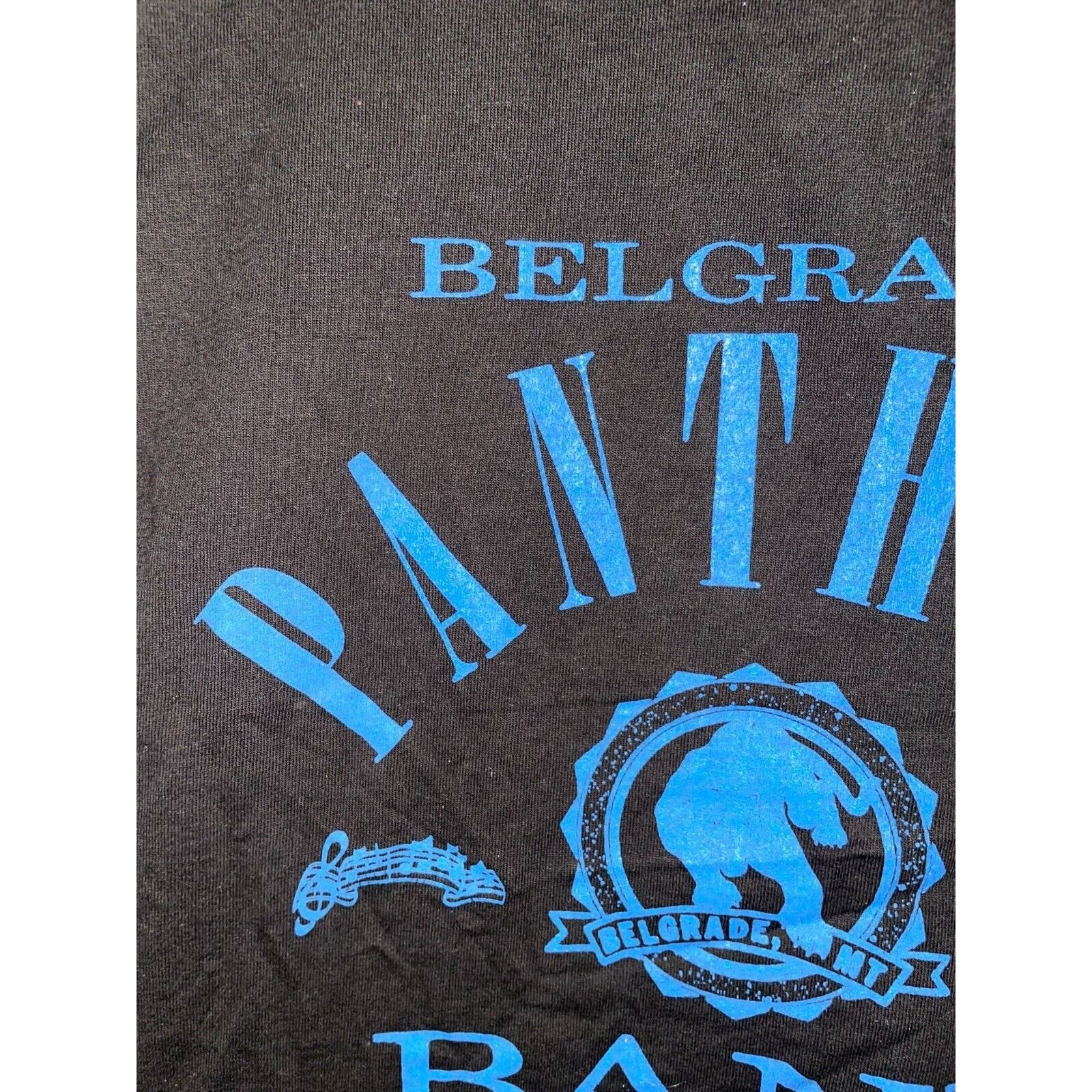 Jerzees Vintage Belgrade Panther Shirt Band Montana Tee VTG XL 90s Size US XL / EU 56 / 4 - 3 Thumbnail