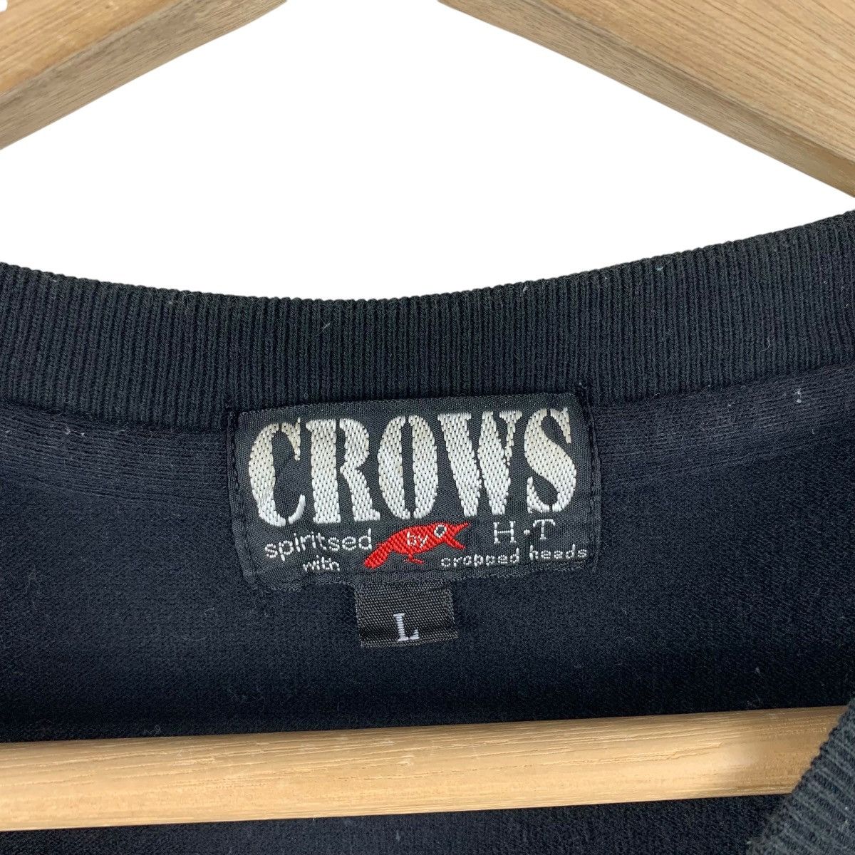 Vintage Vintage THE CROWS big skull printed backhit tee Size US L / EU 52-54 / 3 - 4 Thumbnail