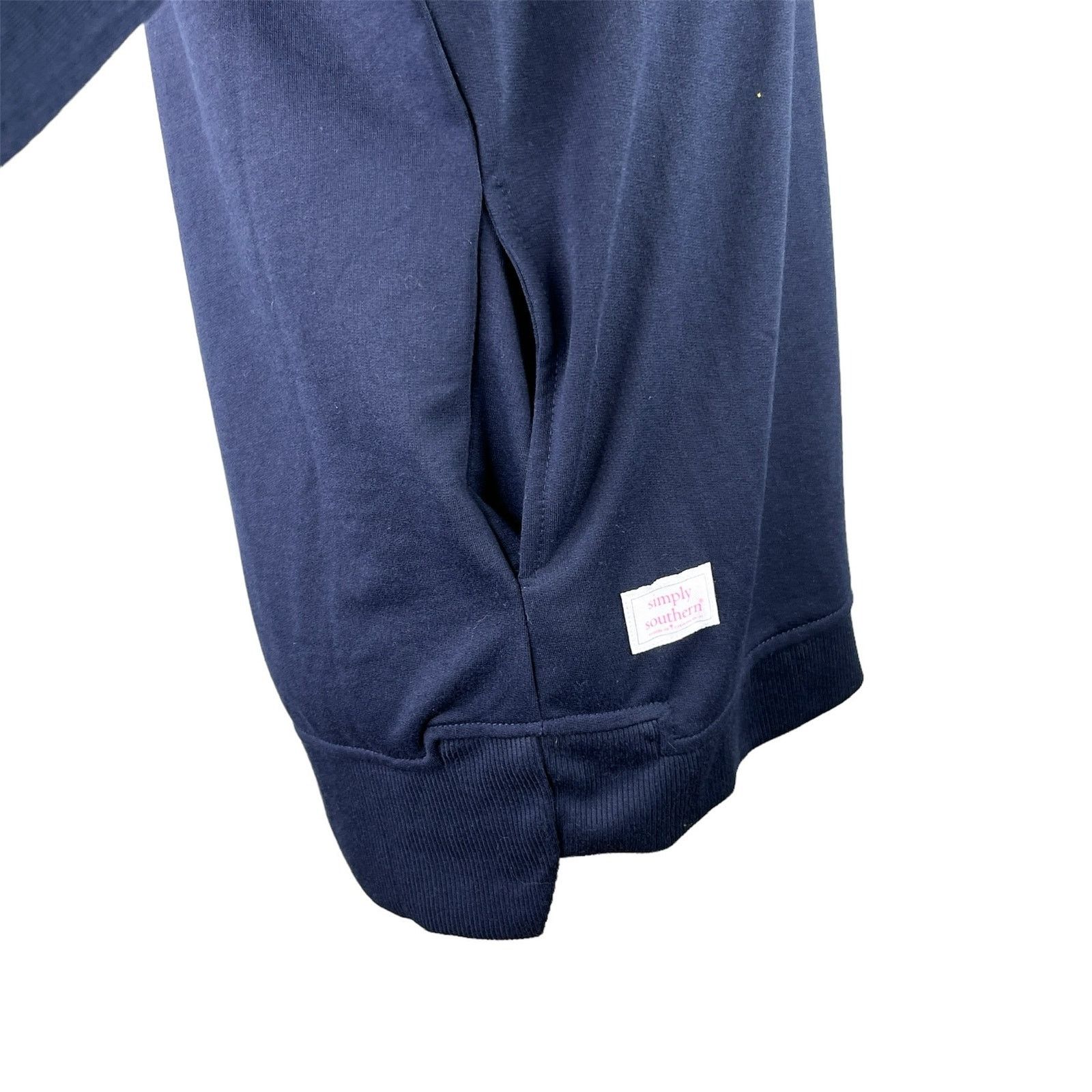 Other Simply Southern Weekend Sparkle Pullover Pockets Navy S New Size S / US 4 / IT 40 - 8 Thumbnail
