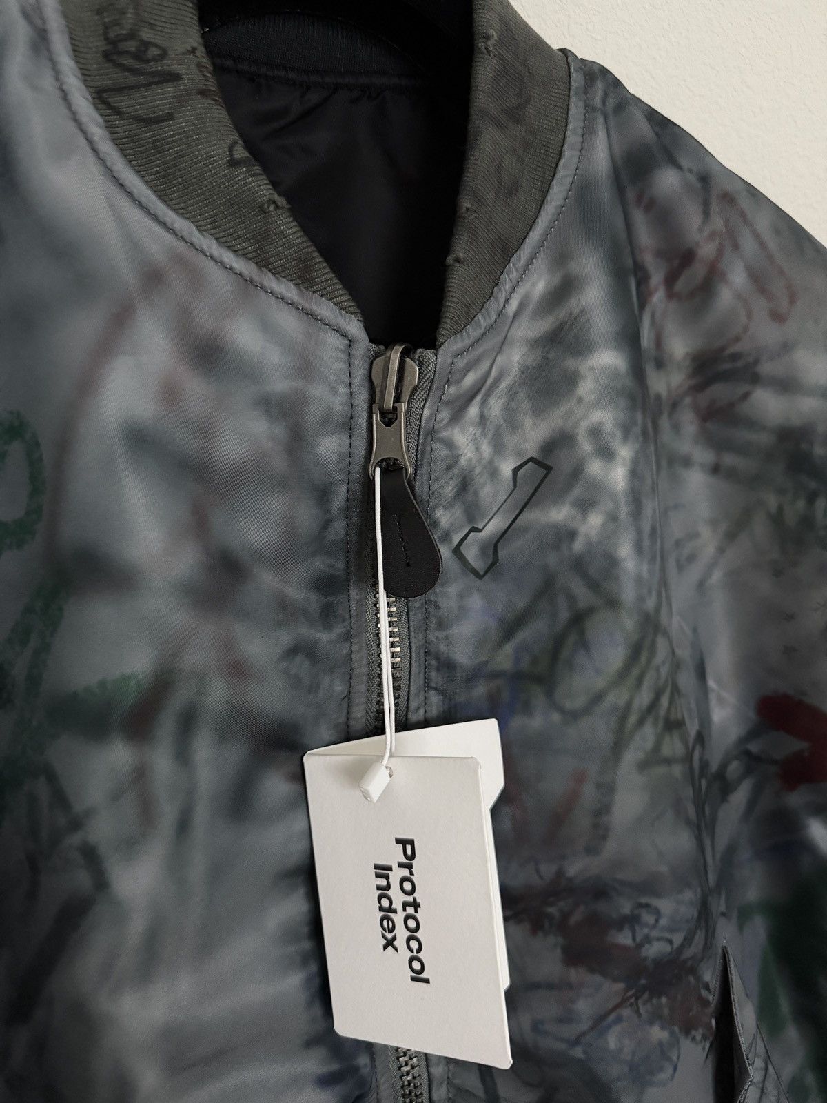 PROJECT G/R PROTOCOL INDEX Graffiti Reversible Bomber Jacket Size US L / EU 52-54 / 3 - 5 Thumbnail