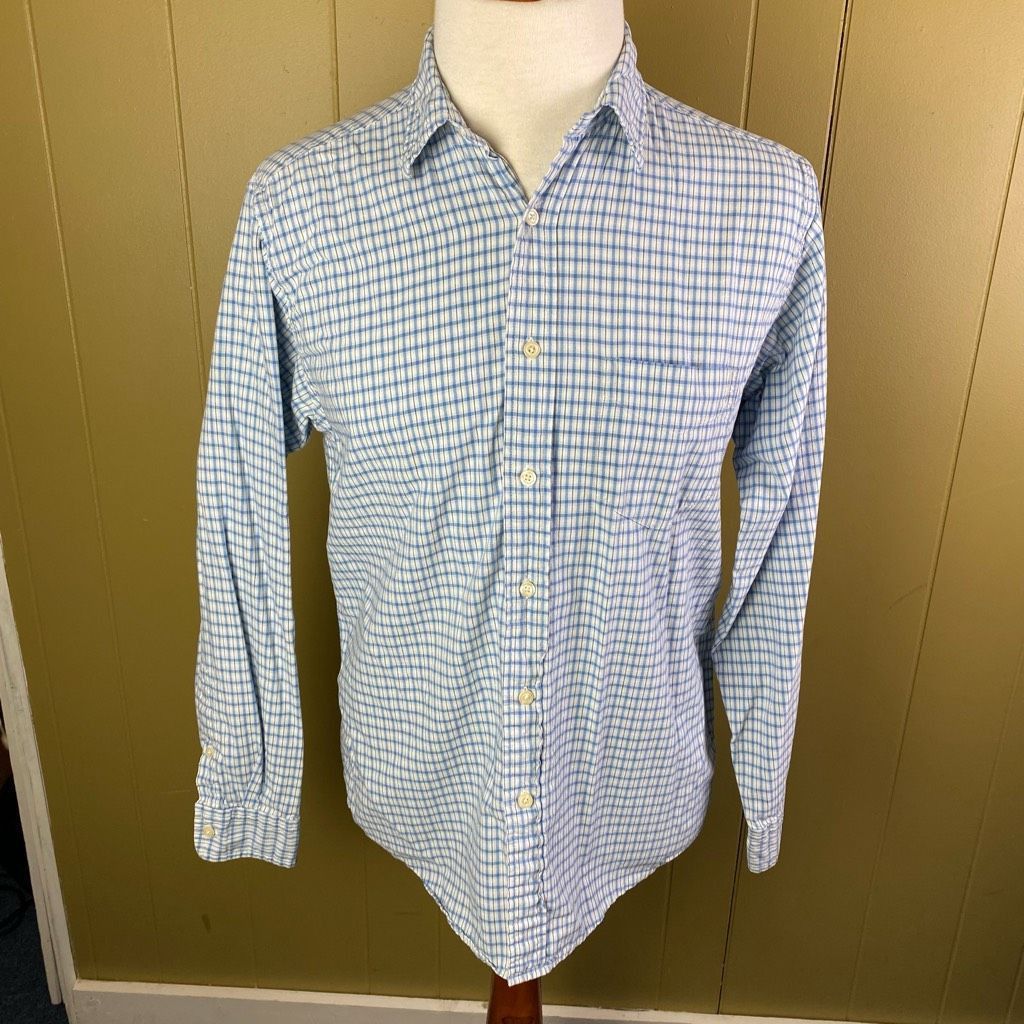 American Eagle Outfitters American Eagle men M classic fit checker pattern button down Size US M / EU 48-50 / 2 - 1 Thumbnail