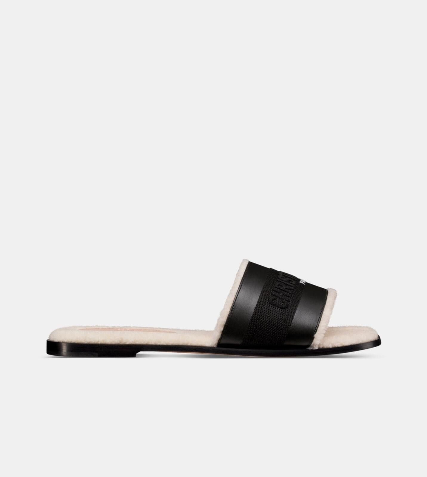 Dior Dior Dway Wool Slide Sandals Size US 7.5 / IT 37.5 - 1 Thumbnail
