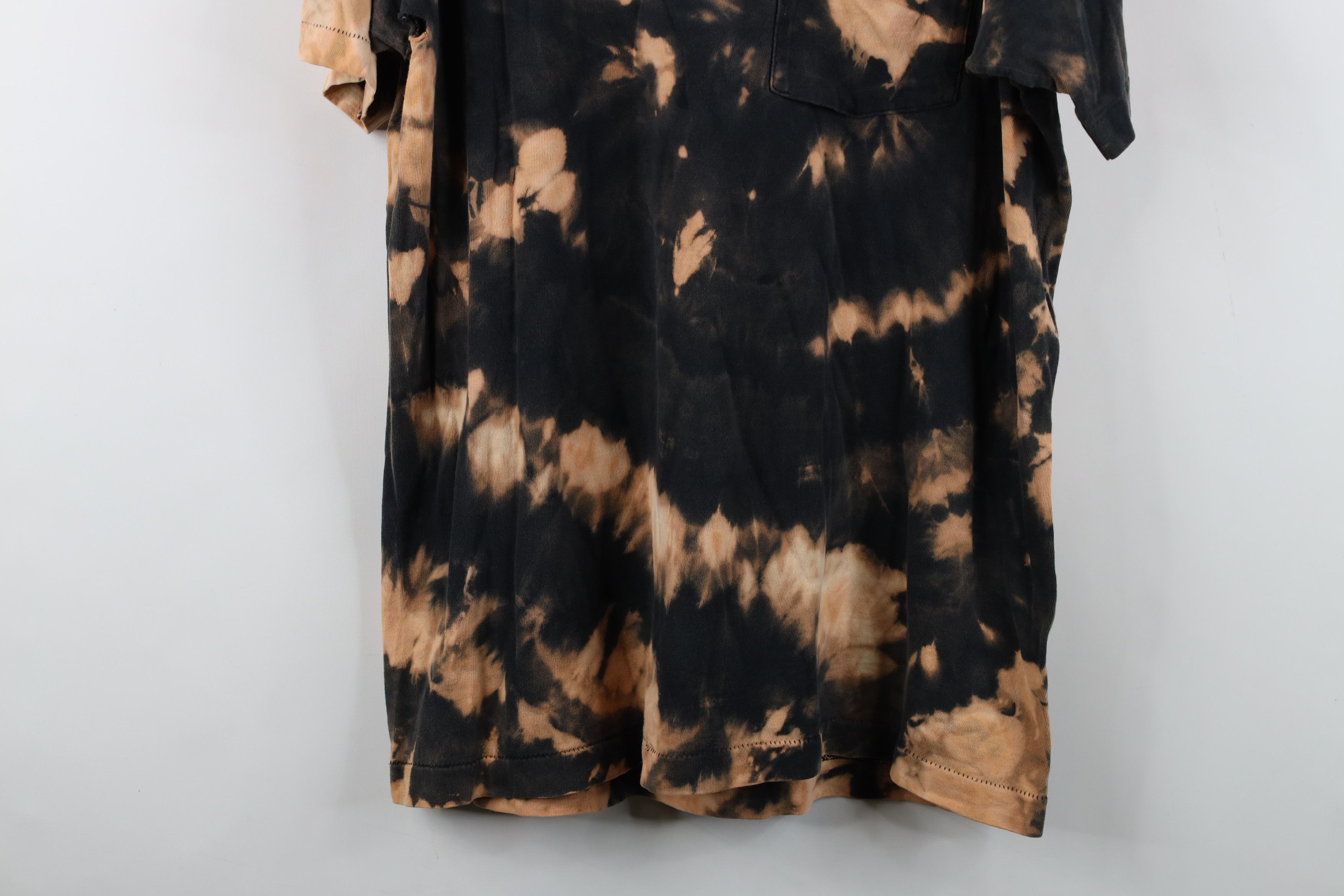 Vintage Vintage 90s Streetwear Blank Acid Wash Cotton T-Shirt USA Size US L / EU 52-54 / 3 - 3 Thumbnail
