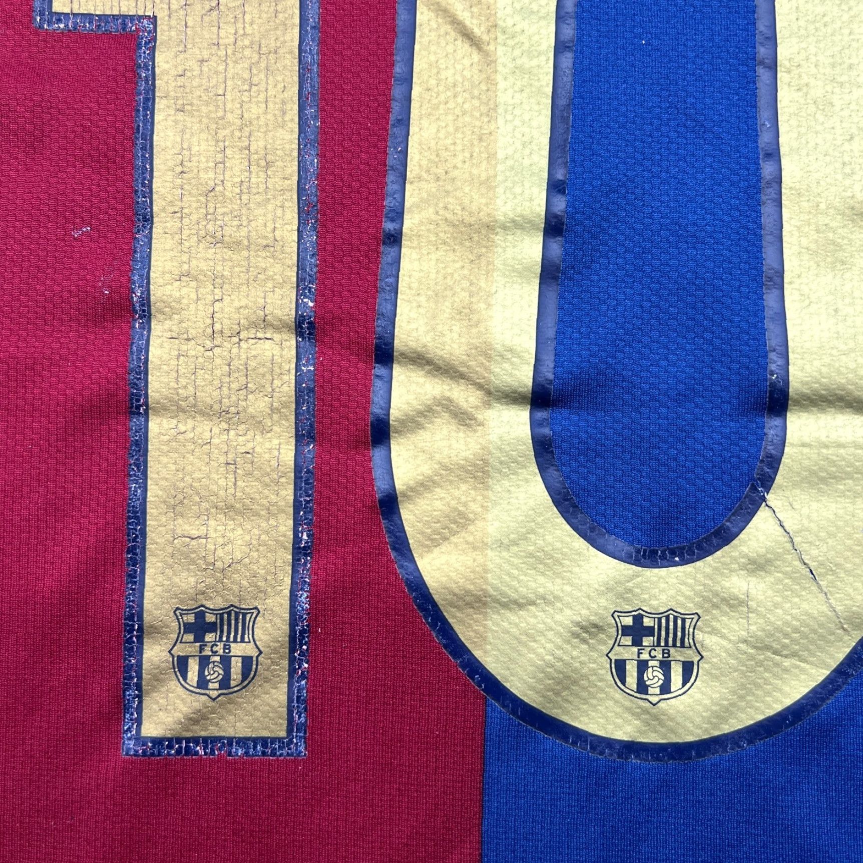 Nike Nike Barcelona 2006 2007 Ronaldinho Home Football Jersey Mens Large Shirt Size US L / EU 52-54 / 3 - 7 Thumbnail