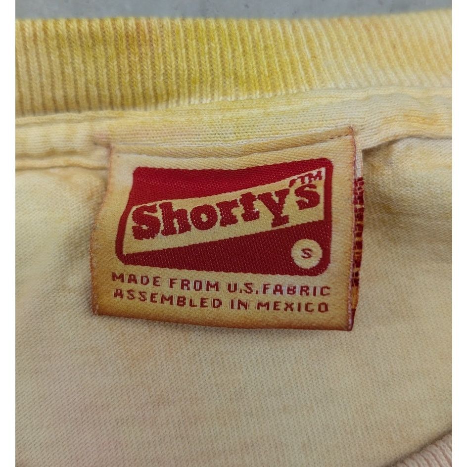 Shorty's Skateboards × Vintage Vintage Shorty's Skateboards Orange Flame tie dye t-shirt Size US S / EU 44-46 / 1 - 3 Thumbnail