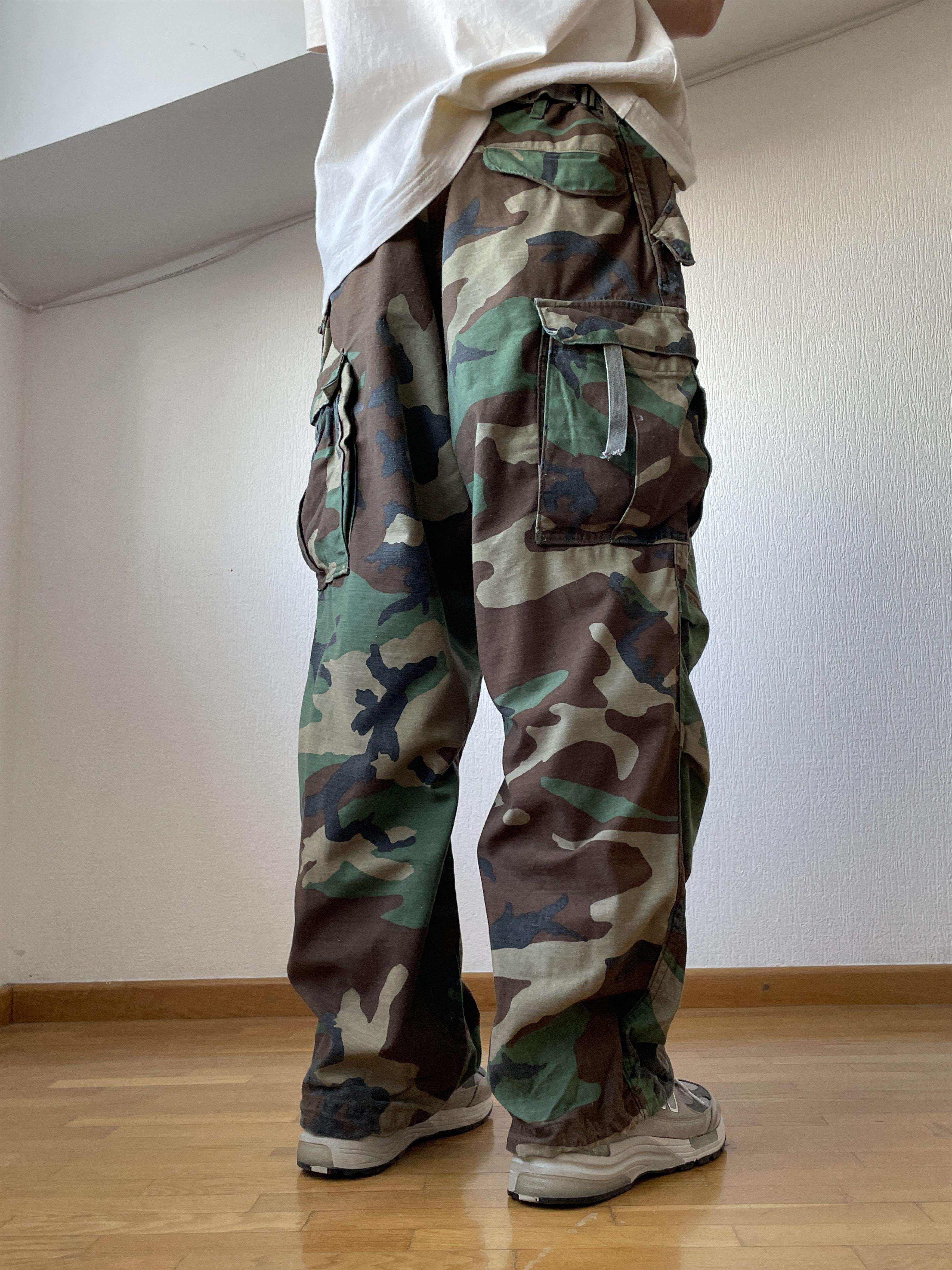 Vintage Vintage Military Cargo Pants Camo Baggy 90s Work A8248 | Grailed