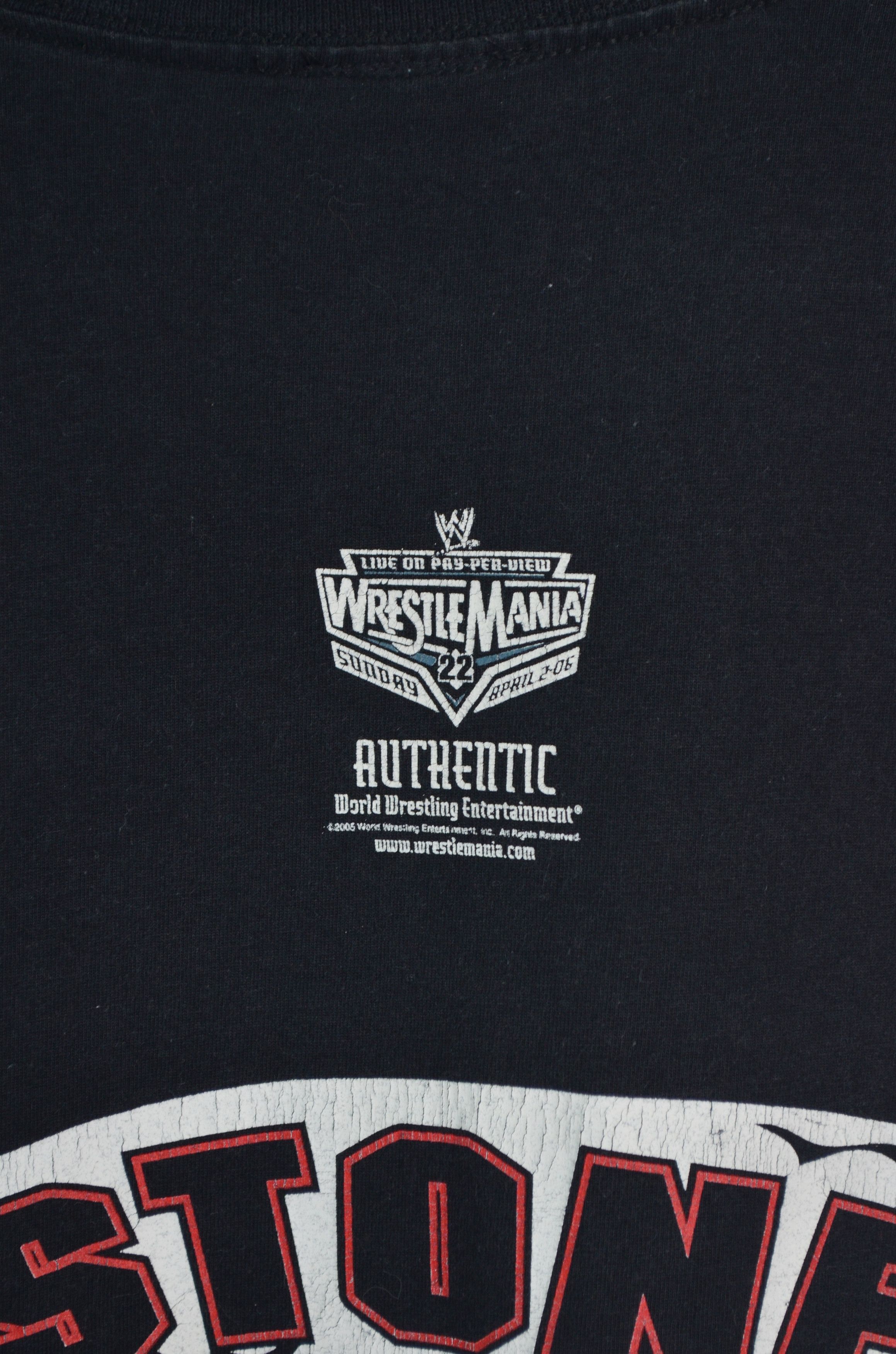 WWE 2005 WWE Stone Cold Steve Austin WrestleMania T Shirt XL Size US XL / EU 56 / 4 - 10 Thumbnail