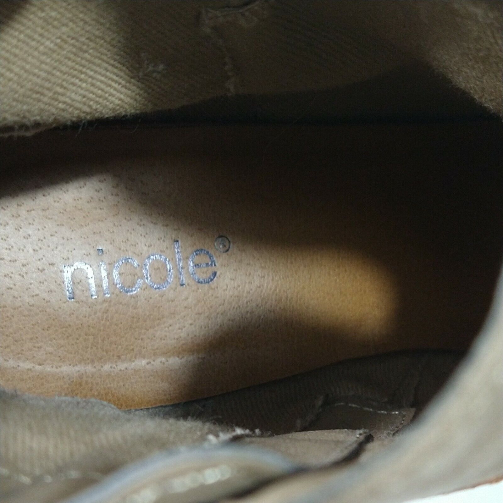 Other Nicole Bootie Ankle Boot Women Size 8.5 M Brown Zip Close Size US 8.5 / IT 38.5 - 6 Thumbnail