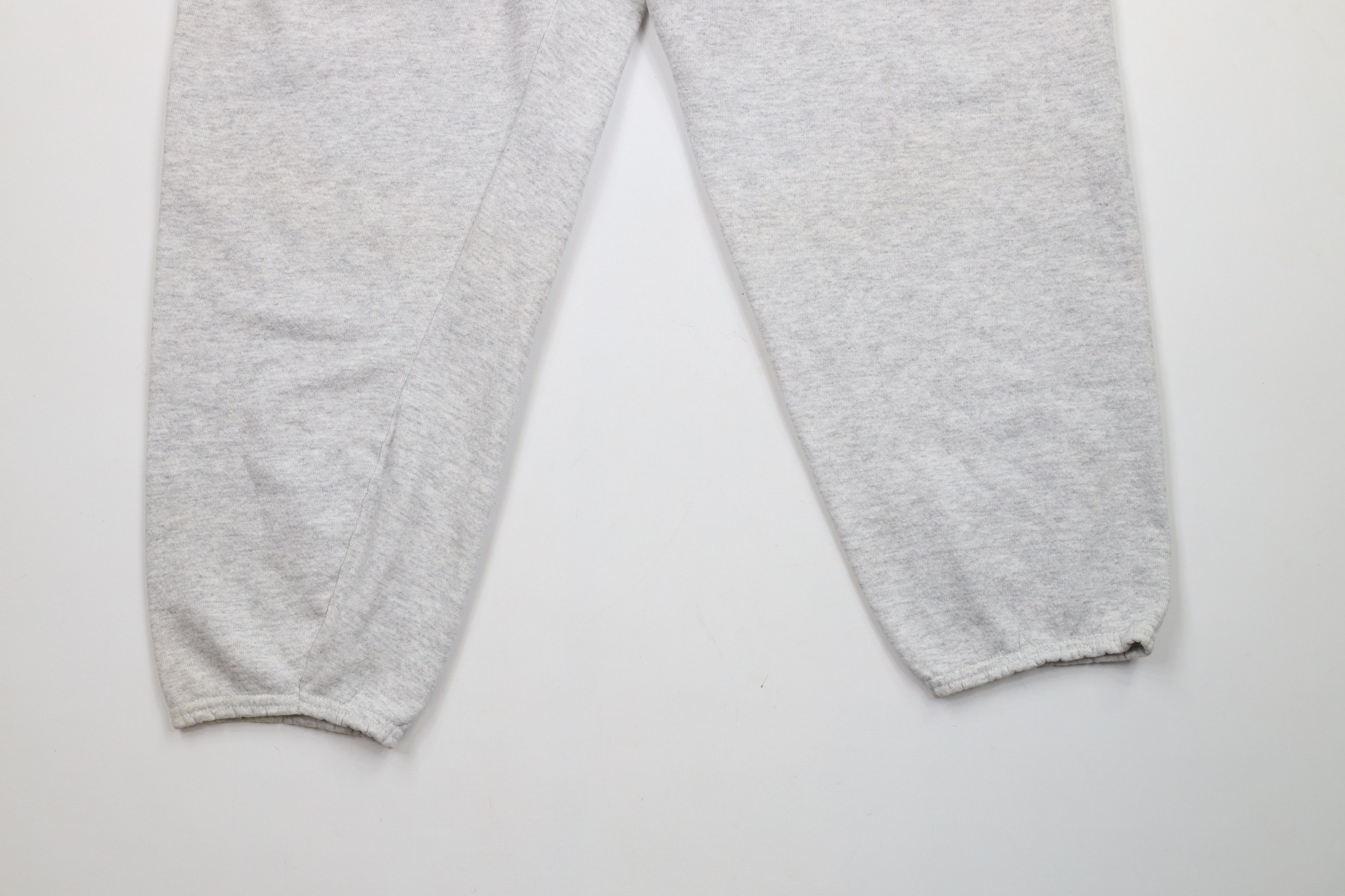 Vintage Vintage 90s Streetwear Cuffed Sweatpants Joggers Gray USA Size US 40 / EU 56 - 4 Thumbnail