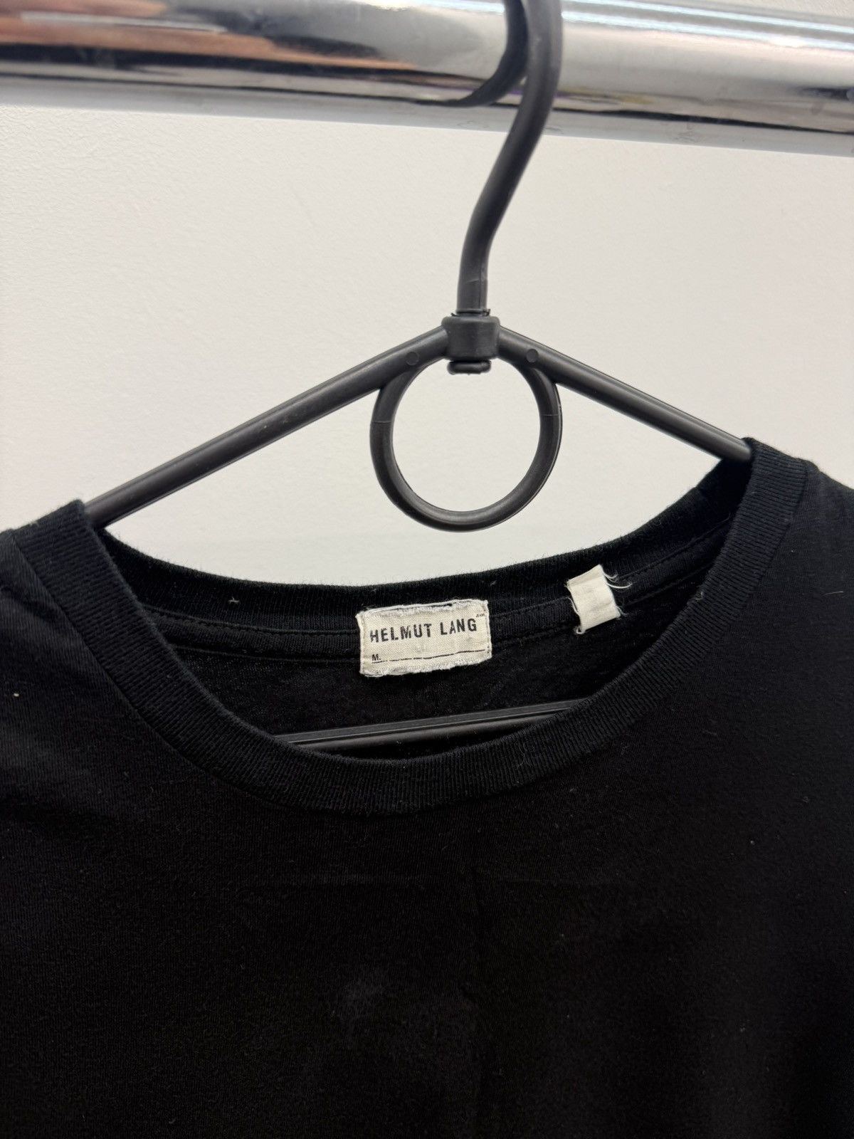 Helmut Lang Vintage 2000s Helmut Lang Back Logo T-shirt Tee Size US M / EU 48-50 / 2 - 3 Thumbnail