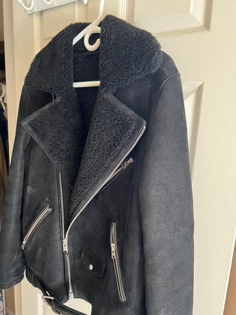 Allsaints Shearling wool biker jacket Size US M / EU 48-50 / 2 - 5 Thumbnail